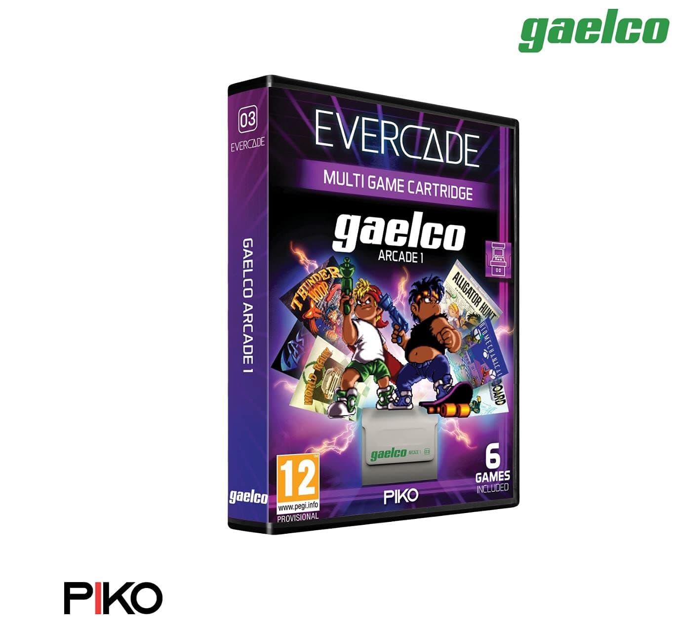 Evercade Gaelco (Piko) Arcade Crt1