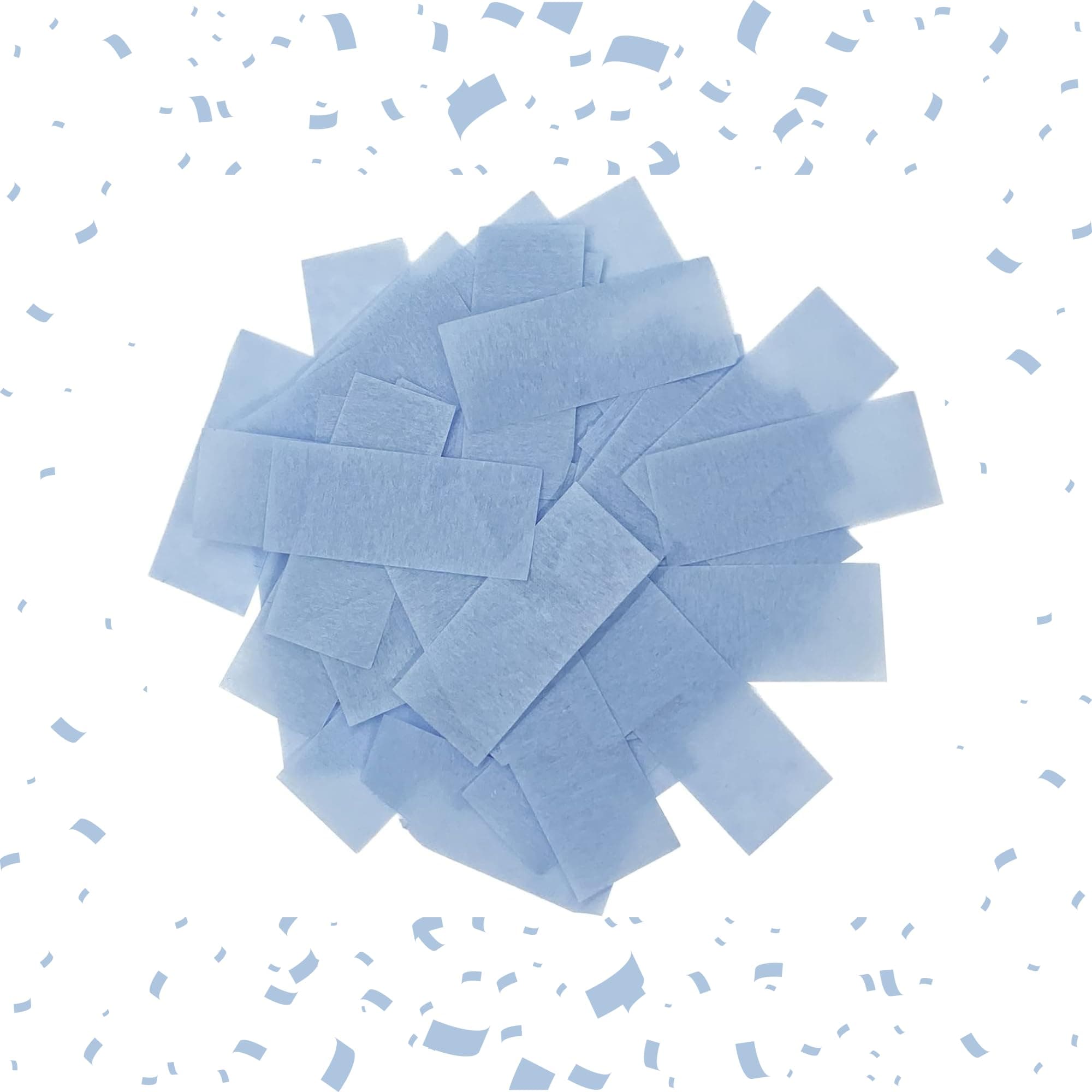 Sponsored Ad - Ultimate Confetti, Baby Blue Biodegradable Confetti - Rectangular Fluttering Tissue Paper Confetti for Cannon and Launcher use – Gender Reveal Confeti, Wedding, Parties and Live Events - 1 lb, 16 oz