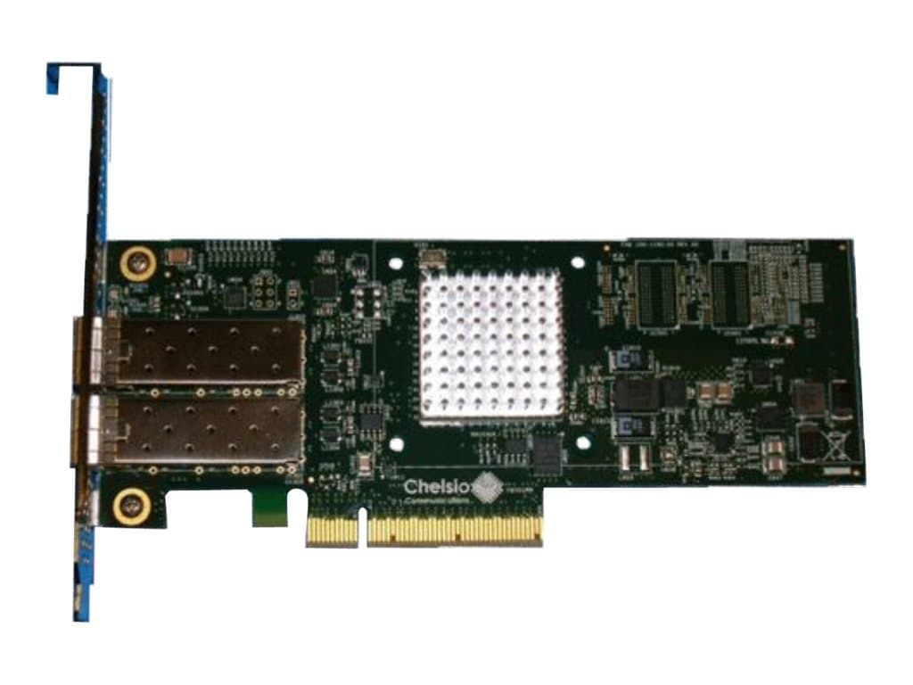 T520-SO-CR 2-Port Low Profile 1/10GbE Server Offload Adapter with PCI-E x8 Gen 3, SFP+ Connector