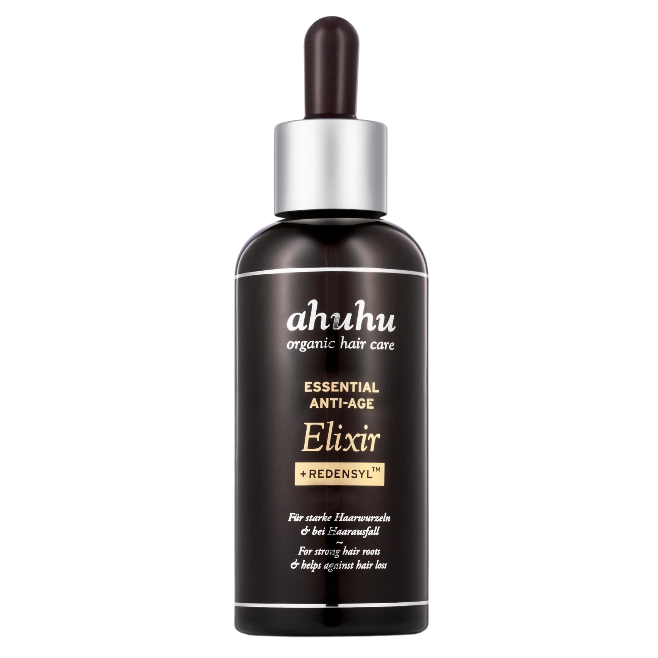 ESSENTIAL ANTI-AGE Elixir with Redensyl & Caffeine (100ml) - Highly effective scalp care for thicker hair, Stimulates hair growth, Vegan