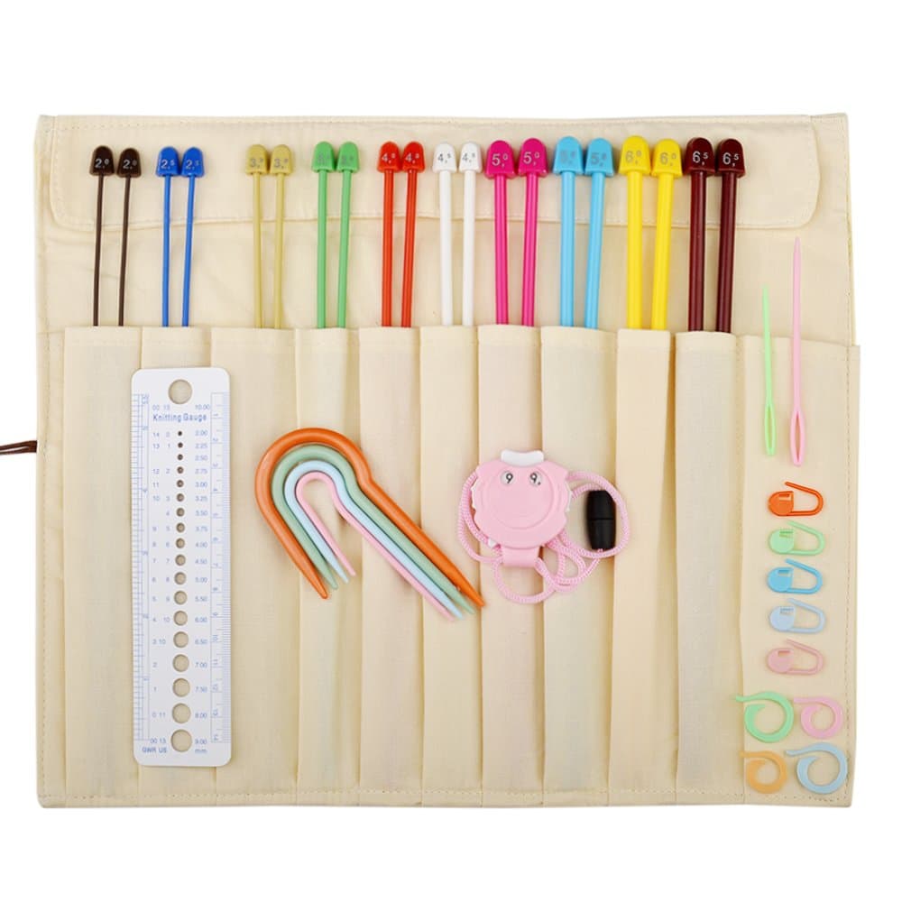 Knitting Needles 10pack Multicolor Knitting Needles，Knitting Needles Set,Girlfriend Gifts, Wife Gifts,Mom Gifts (10pack)