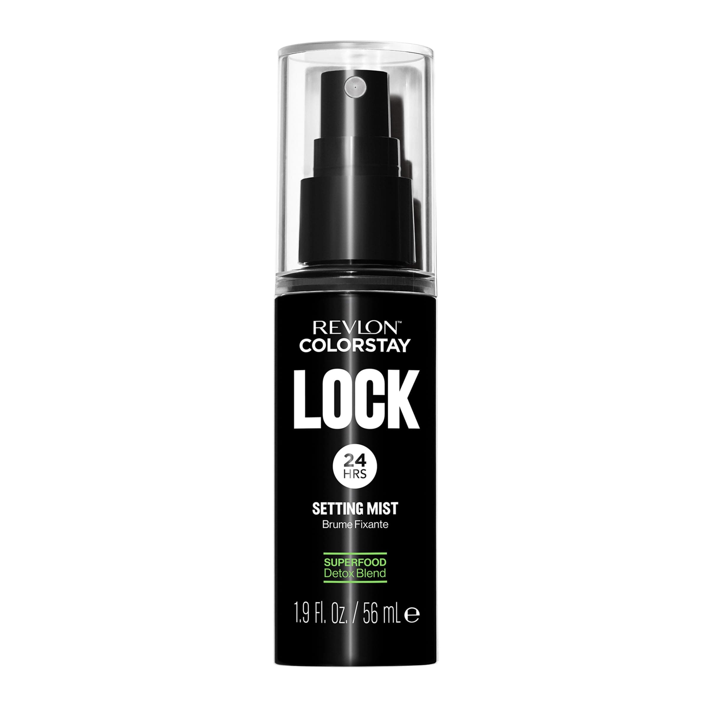 Colorstay 24 Hr Lock Setting Mist, Keeps Face Makeup from Melting & Fading, Mattifying, Blurring & Oil Absorbing Spray, Transfer-Proof & Mask Friendly, 1.9 fl oz