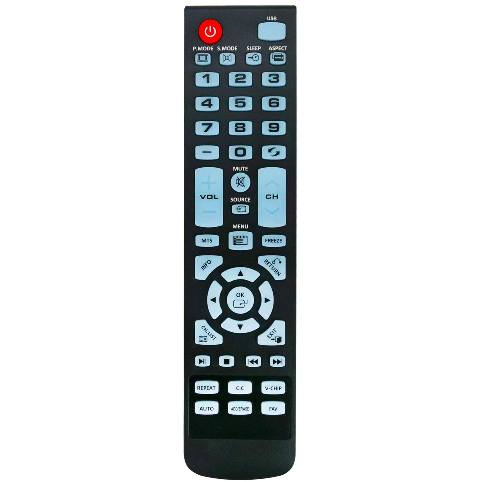 XHY353-3 XHY3533 Replacement Remote Control fit for Element LCD HD TV ELEFW5517 ELEF19 ELEF-19 ELEFJ191 ELEFT436 ELEFW195 ELEFT426 ELEFT506 ELEFW328 ELEFW32801 ELEFW408 ELEFW5016 ELEFW581 ELCFT194