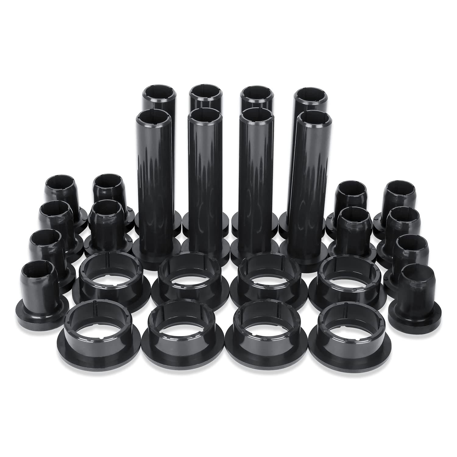 28PCS Front Rear Control Arm Bushing Kit for Polaris Sportsman 400 450 500 570 800 (1996-2018), A-Arm Long & Short Bushings Replaces 5439270 5438895 5436972 5434548 5433063 5432091 5436973 5432092
