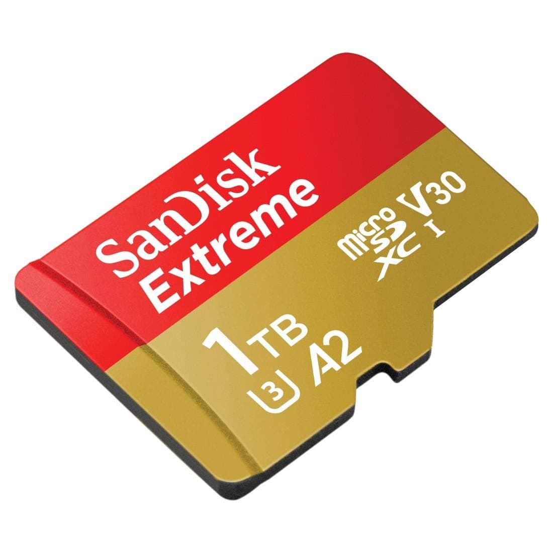 Sandisk 1TB Extreme microSDXC 160MB/s A2 C10 V30 UHS-I U3 - SDSQXA1-1T00-GN6MA