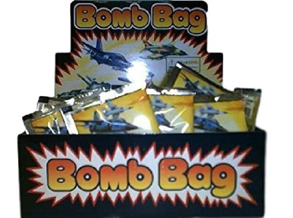 Display Box of 100 Bomb Bags - Funny Exploding Noisemaker Gag Joke!