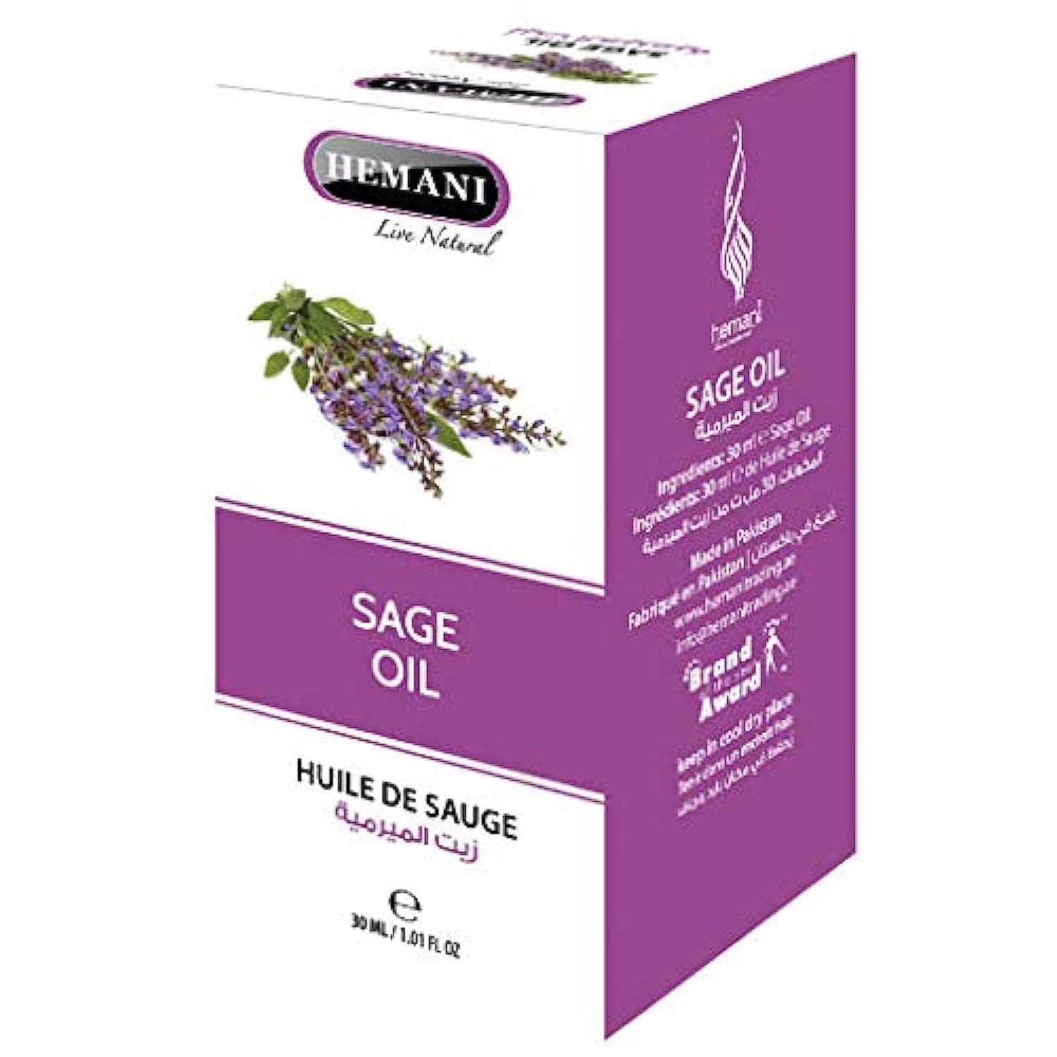 Hemani Sage Oil, 30 ml