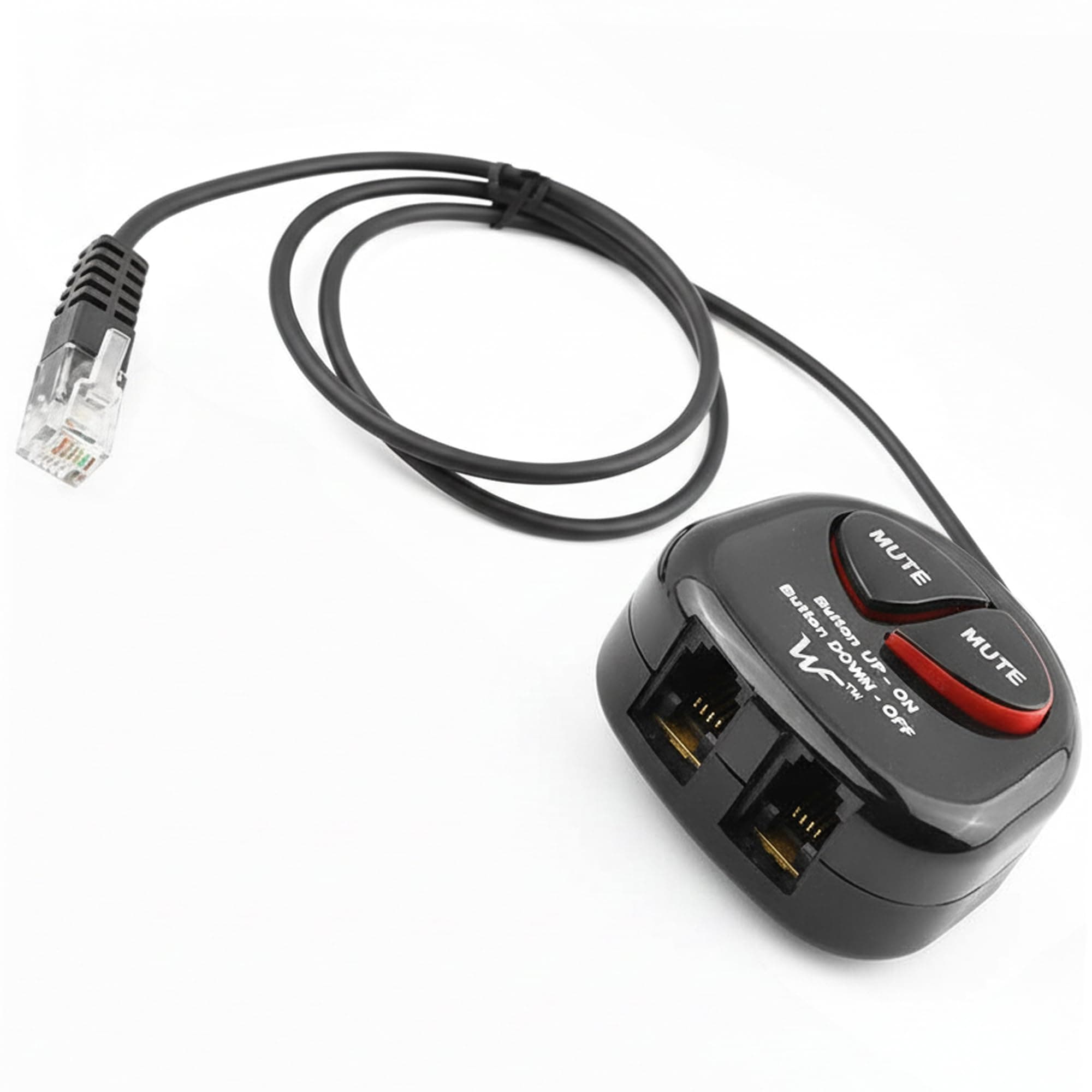 Telephone Training Adapter Y Splitter+Mute Button for Headset for Nortel Meridican, Norstar, Avaya, Ashtra, Mitel, Polycom, Ge and Other IP Phone