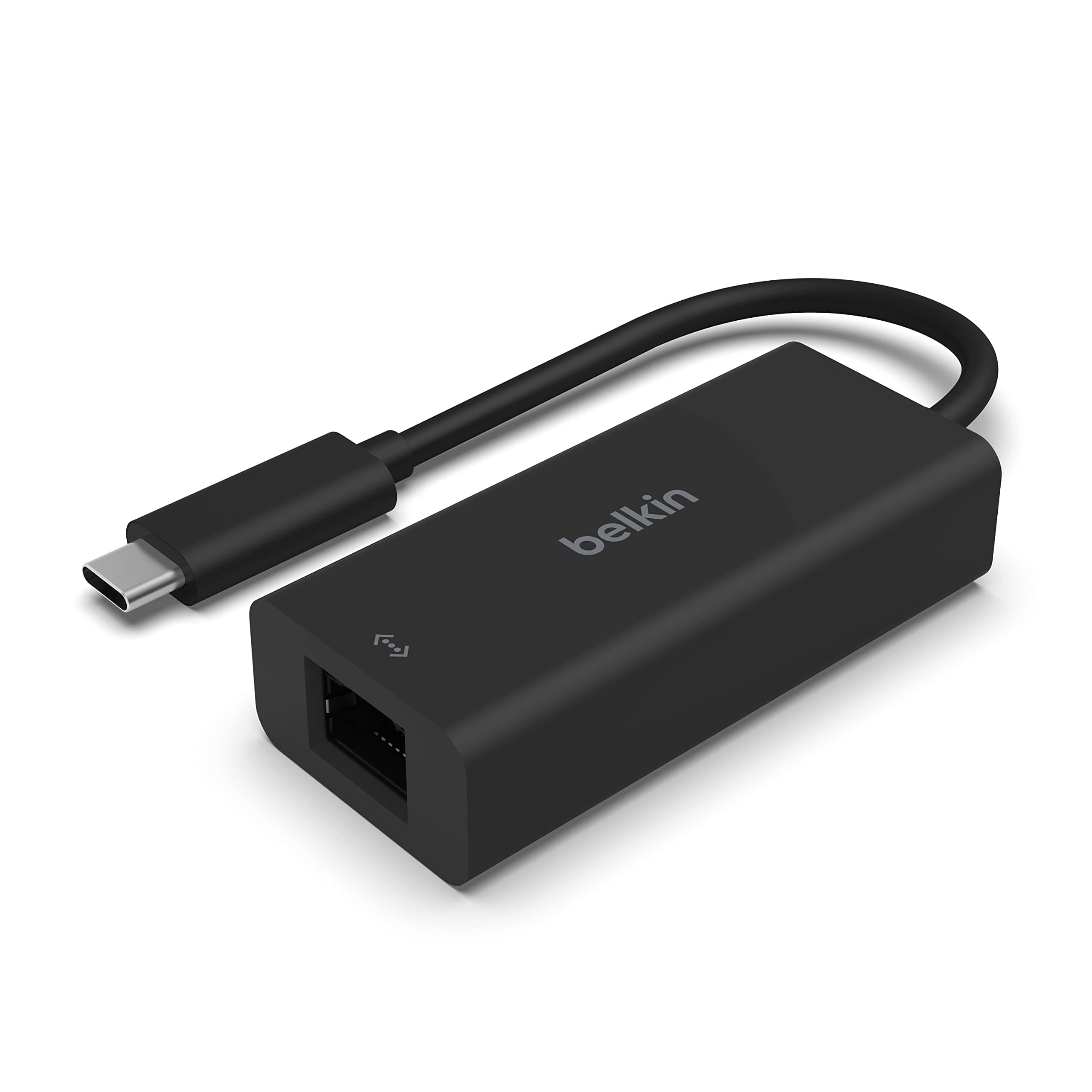 Belkin USB Type C to 2.5 Gb Ethernet Adapter, USB-IF Certified Thunderbolt 3 & 4 / USB-C to LAN Network Adapter Compatible with MacBook Pro/Air, iPad Pro, XPS, Surface, and Other USB-C Devices