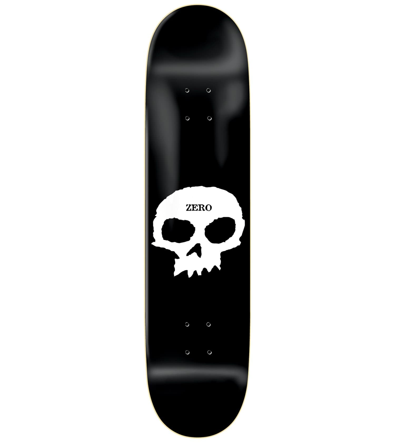 Zero Skateboards Single Skull Skateboard Deck - 8.5" x 32.5"