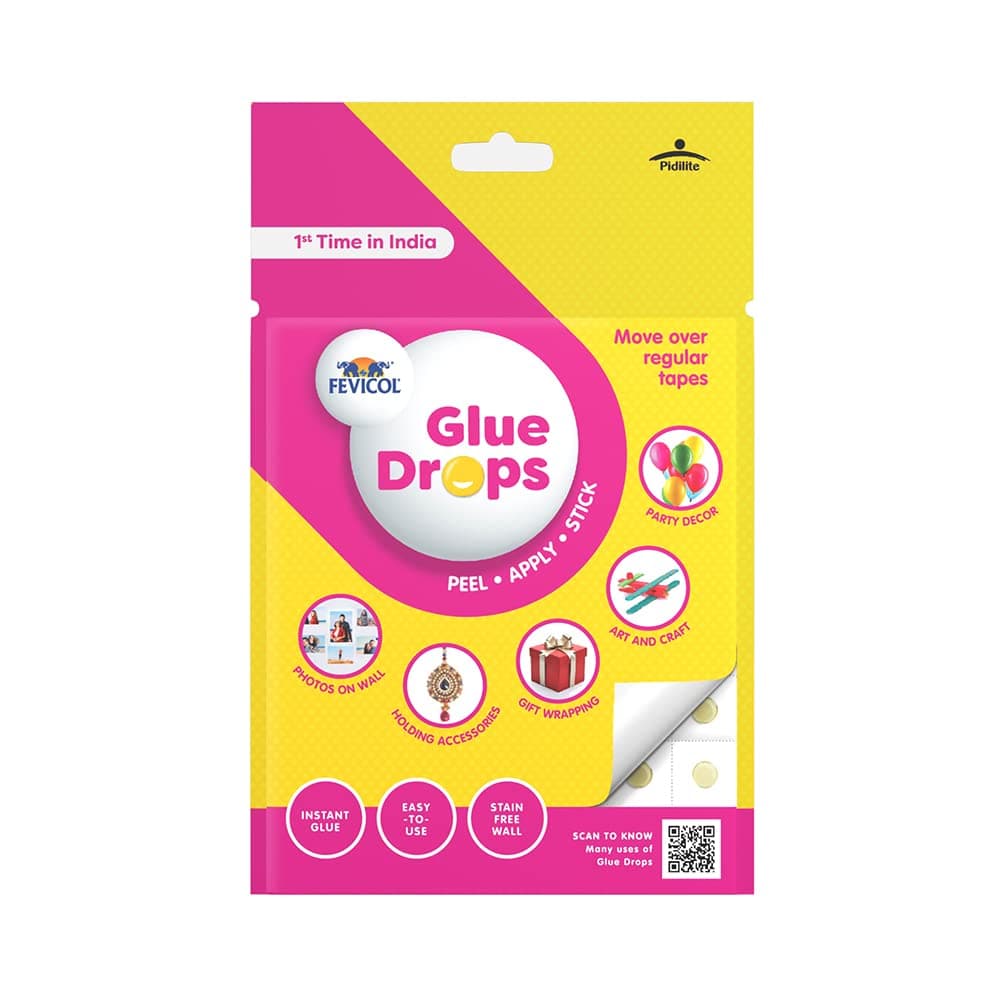 Multi Use Glue Drops for Events, Decorations & Craft Projects (24 dots) (Pack of 10)