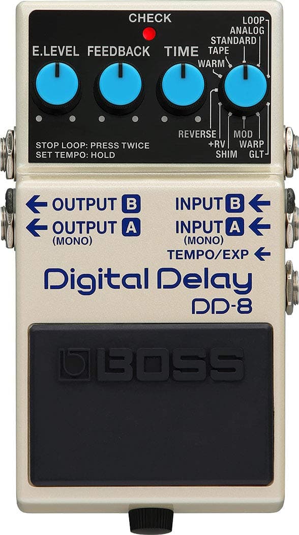 BOSS Digital Delay Guitar Effects Pedal (DD-8)