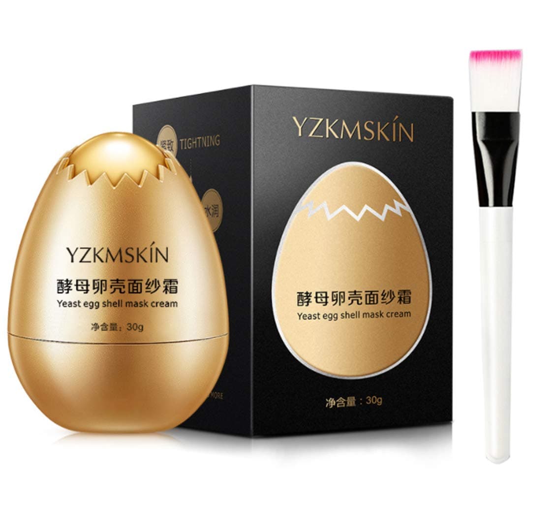 BEEXY Egg Shell Moisturizing Yeast Sleeping Mask Cream for Anti-wrinkle Tightening Brightening Skin Care