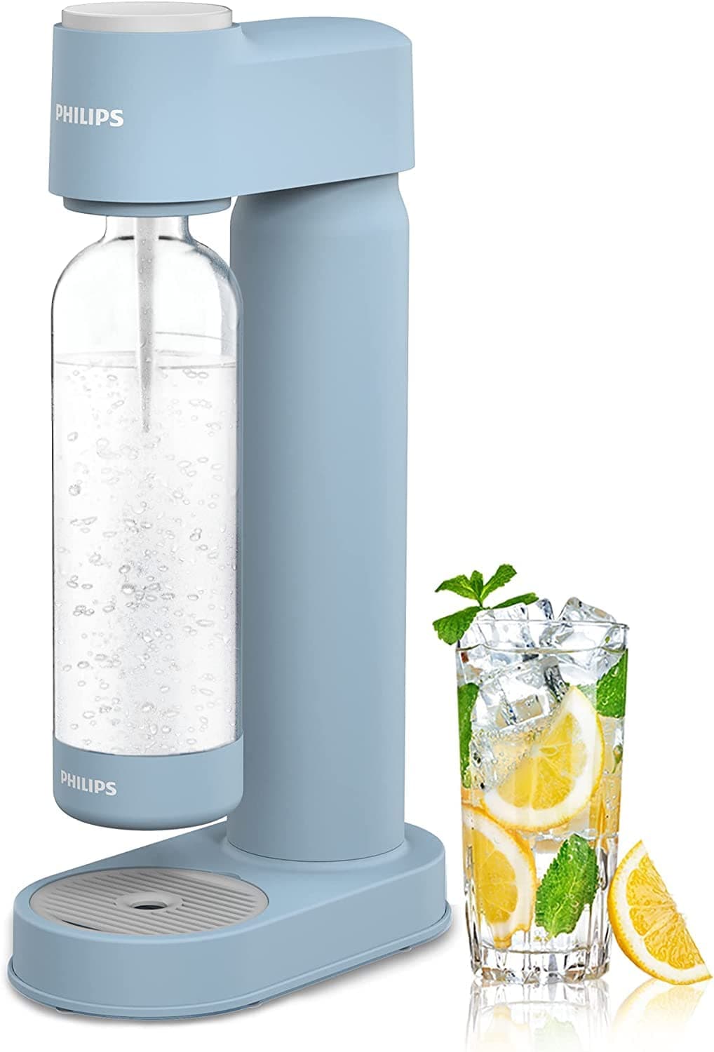 Sparkling Water Maker Soda Maker Soda Streaming Machine for Carbonating with 1L Carbonating Bottle, Seltzer Fizzy Water Maker, Compatible with Any Screw-in 60L CO2 Carbonator(NOT Included)