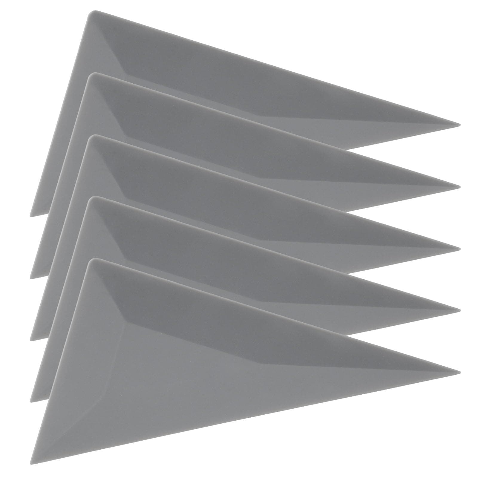 5-Piece Window Tint Tool Kit - Triangle & Contour Squeegees, Card Scraper, Vinyl Wrap Tool for Car Wrapping & Window Tinting Film Installation