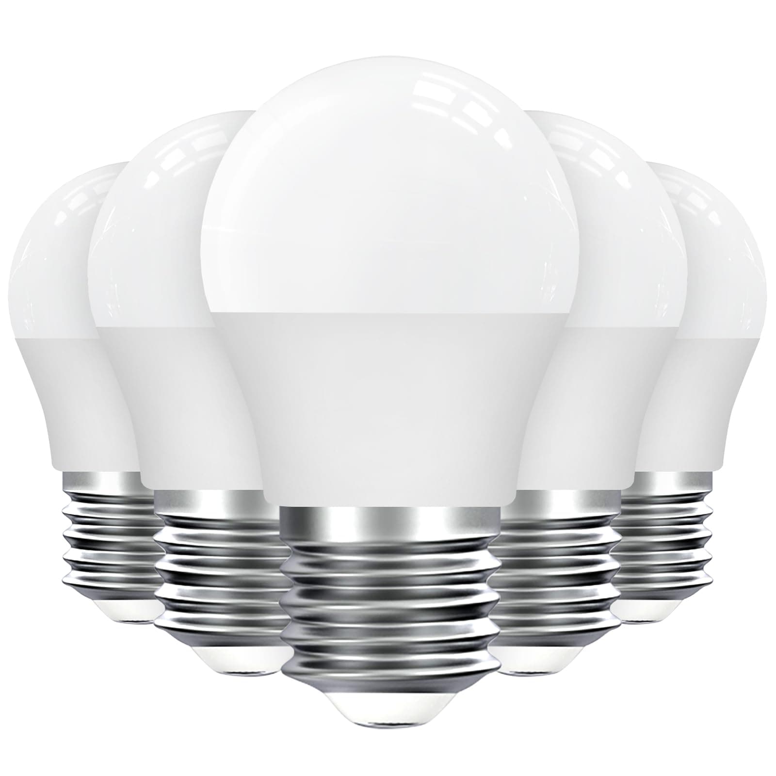 LEDYA E27 Screw Bulbs, Warm White 2700K E27 LED Bulbs, 40W Equivalent, 5W 470lm Edison Screw ES LED Light Bulb, Energy Saving E27 Bulbs for Lamp, Non-dimmable, 4 Pack