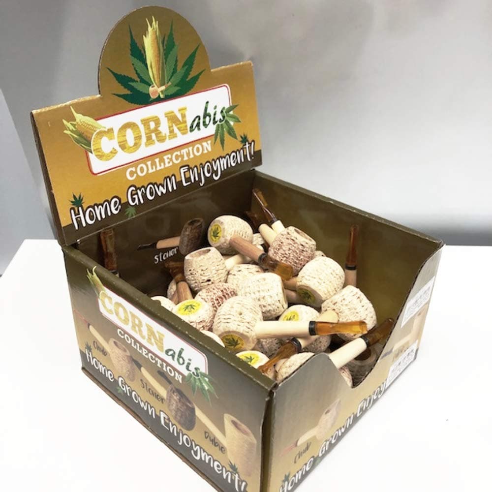 Cornabis Chub 4.5" Corn Cob Pipe w/Carb (36 Pack)