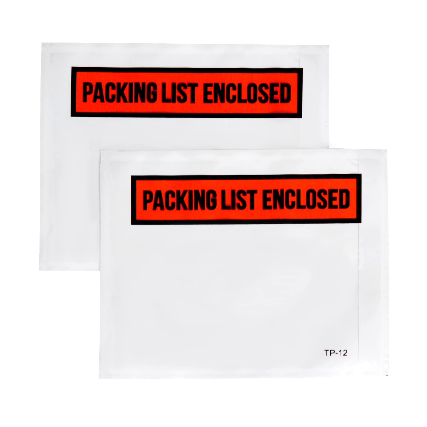 4.5x5.5 inch packing list envelope
