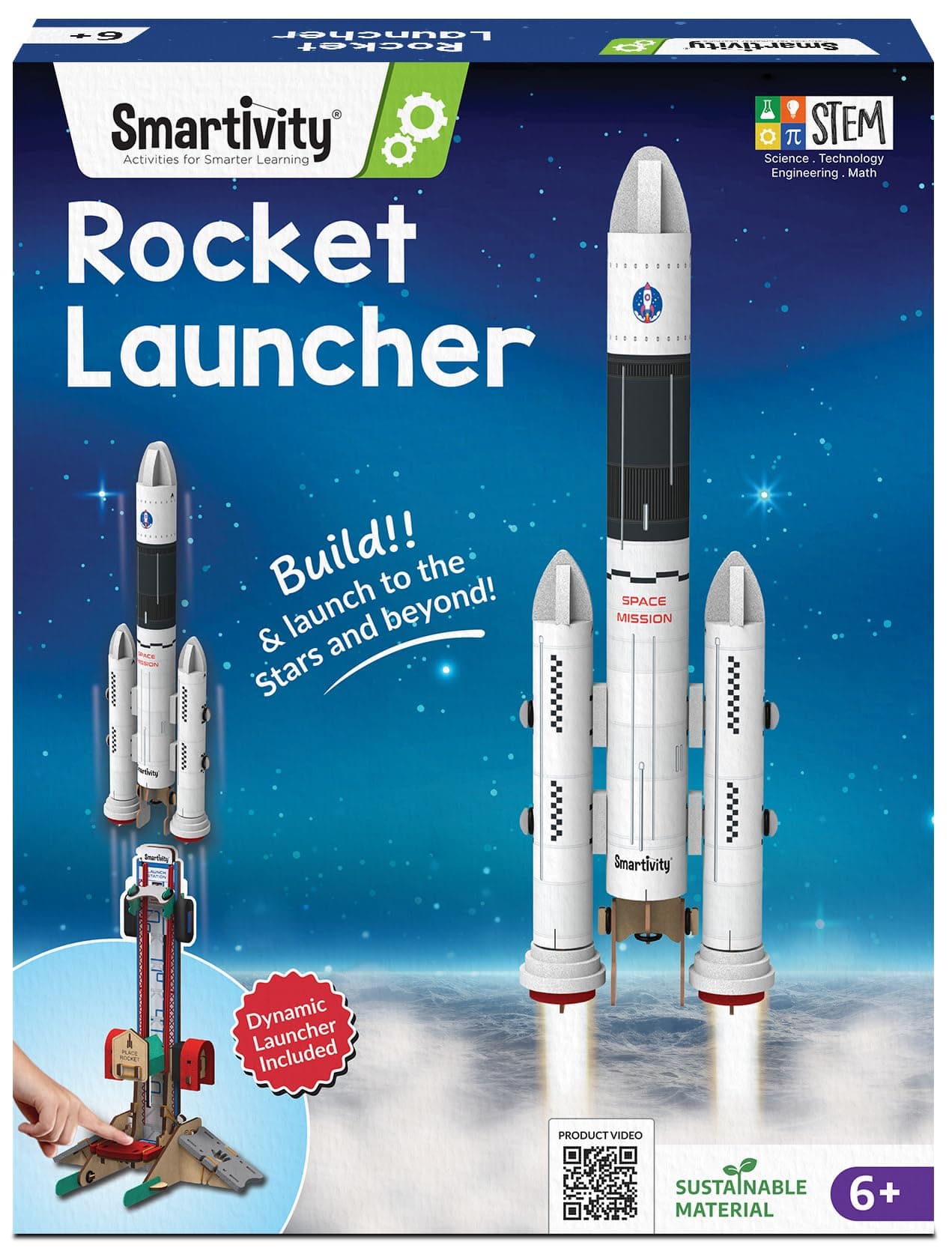 - Smartivity Rocket Launcher STEM Kit for Ages 6-12 Years | Build Your Own Rocket with Launcher | Birthday Gift for Smart Kids | DIY Science Toy for Boys & Girls 6,7,8,9,10,11,12 Years Old