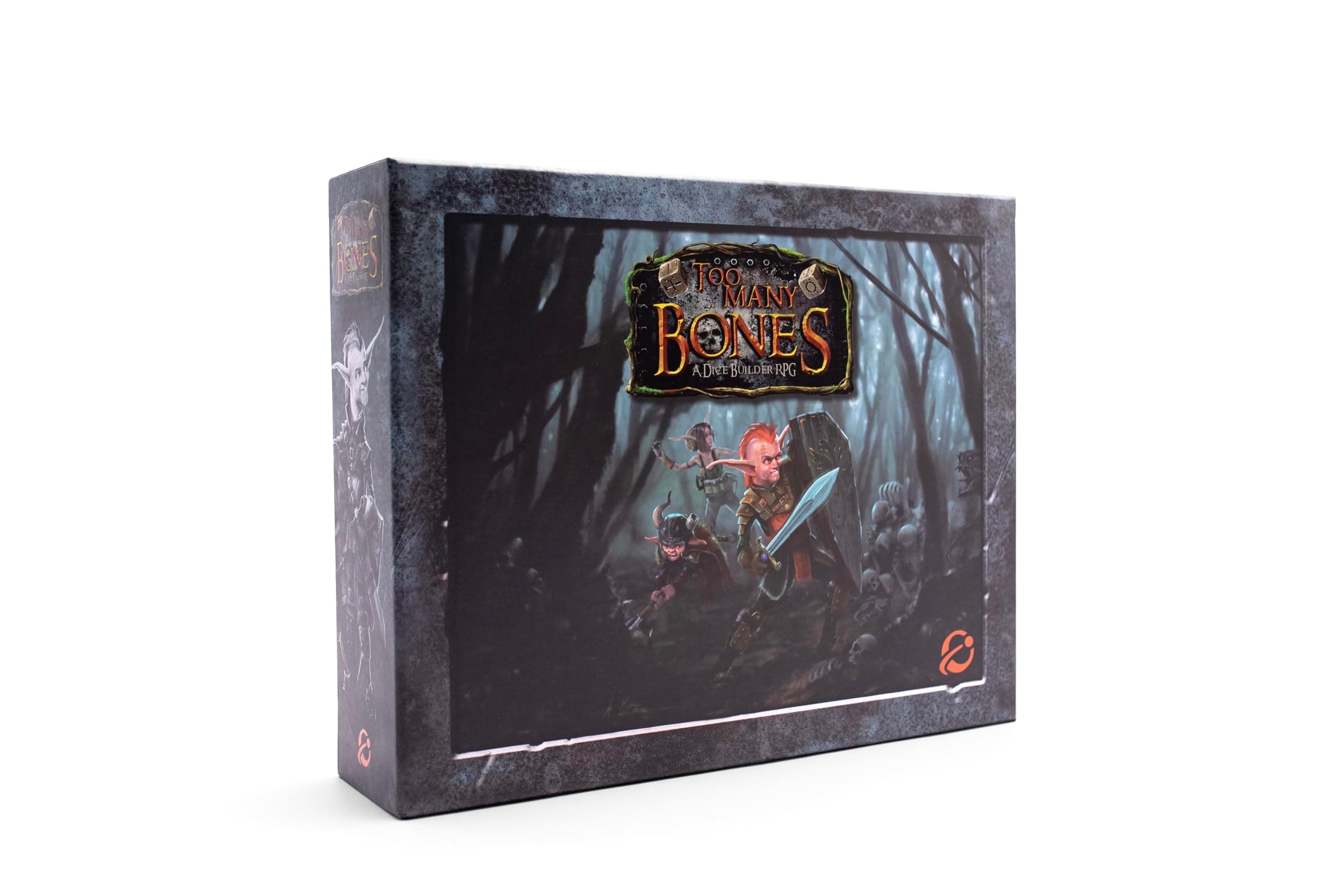 Chip Theory Games Too Many Bones Dice Builder Strategy Game – Solo and Co-op Tactical RPG Adventure for 1–4 Players