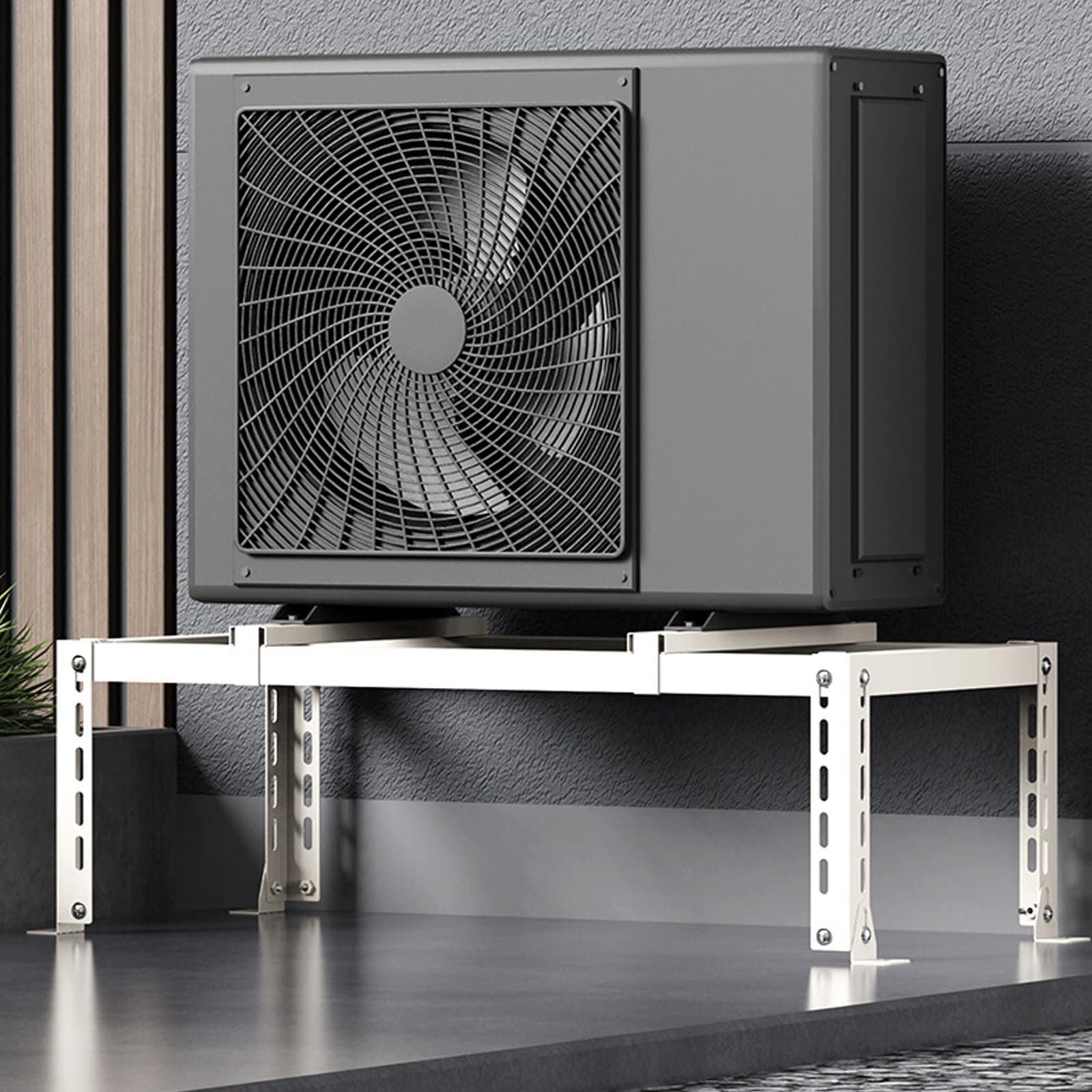 Tongmo Mini Split Air Conditioner Heat Pump Ground Stand Bracket for 9,000-24,000 BTU - Heavy Duty Support System