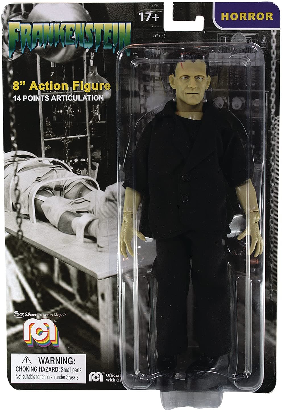 Mego Horror Frankenstein 8" Action Figure Multicolor