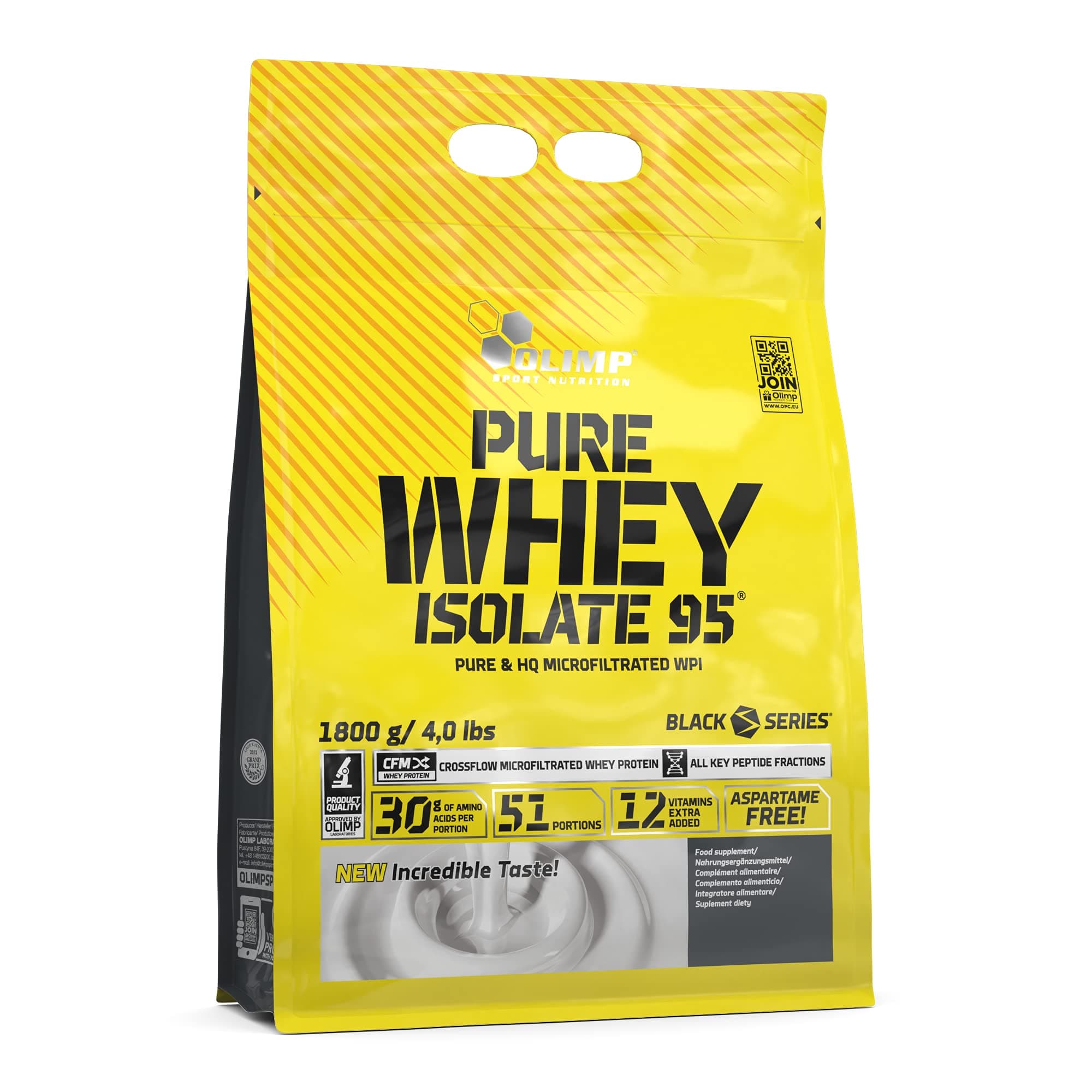 Pure Whey Isolate 95 Chocolate, 1.8 kg