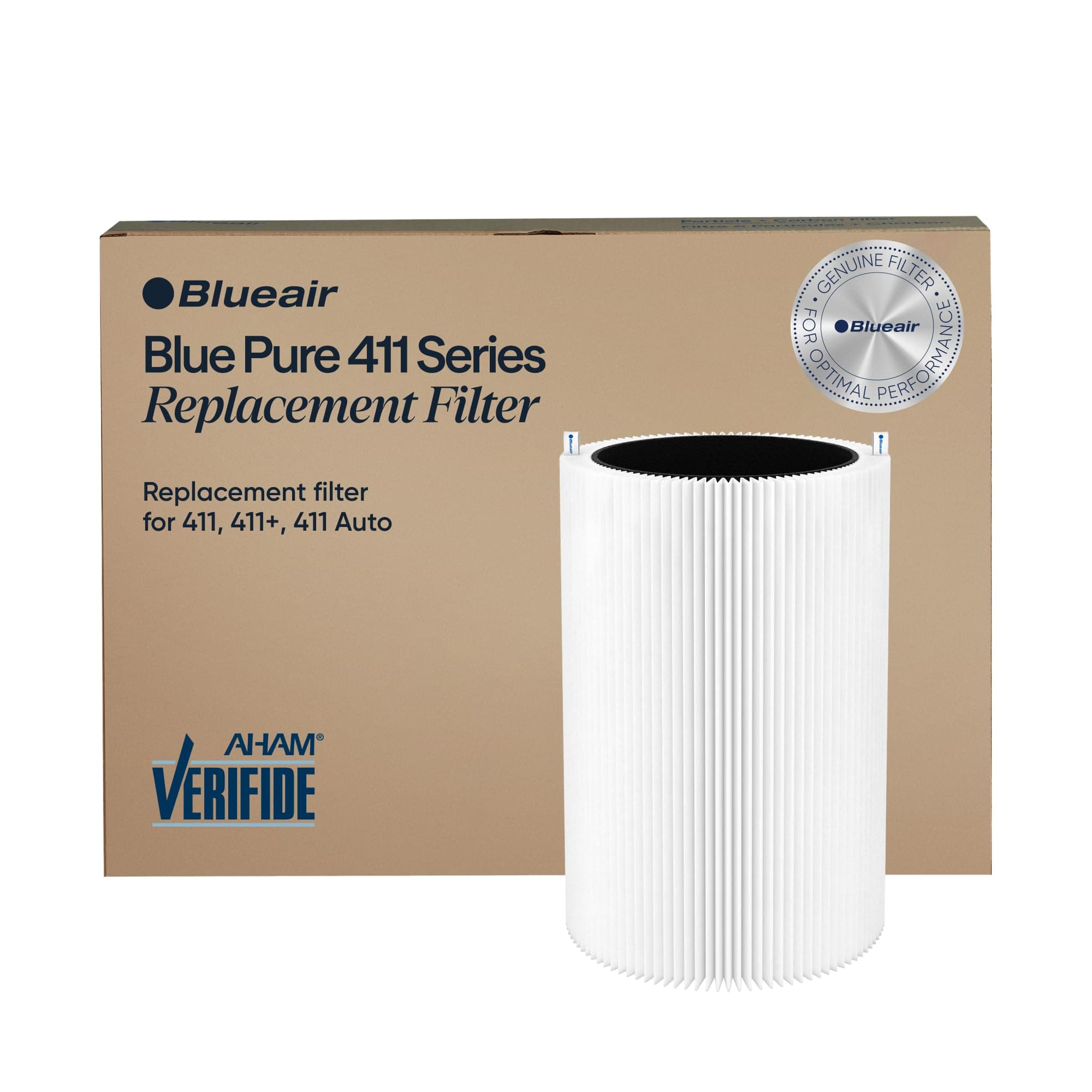 Genuine Replacement Filter, Particle + Carbon Filter, Compatible with 3210, Blue Pure 411 & Joy S, F411PACF100929