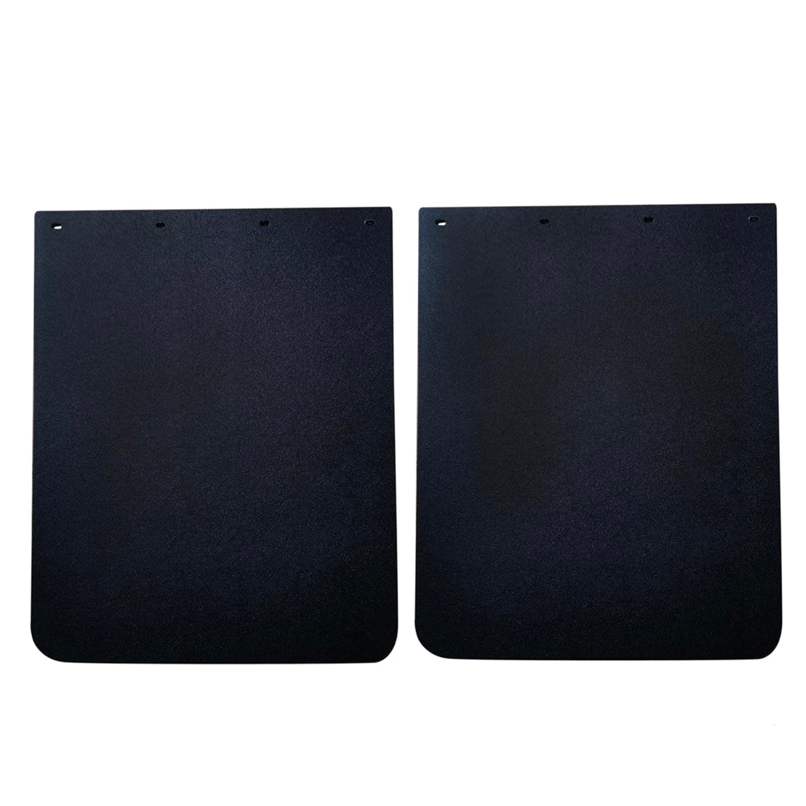 BHTOP 2 Pieces Polymer Mudflaps 24x30 Inch, Durable Black Mud Flap Universal Pair 1/4" Thick for Semi Truck Tractor Trailer