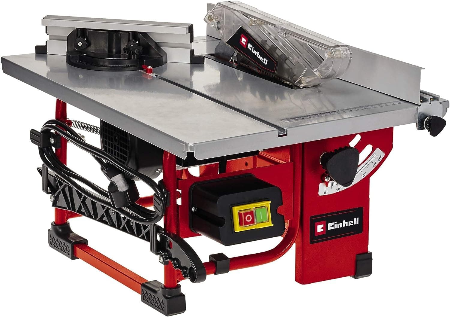 Einhell Table saw TC-TS 200 (tilting saw blade, angle stop (+/- 60°), parallel stop with locking device on both sides)