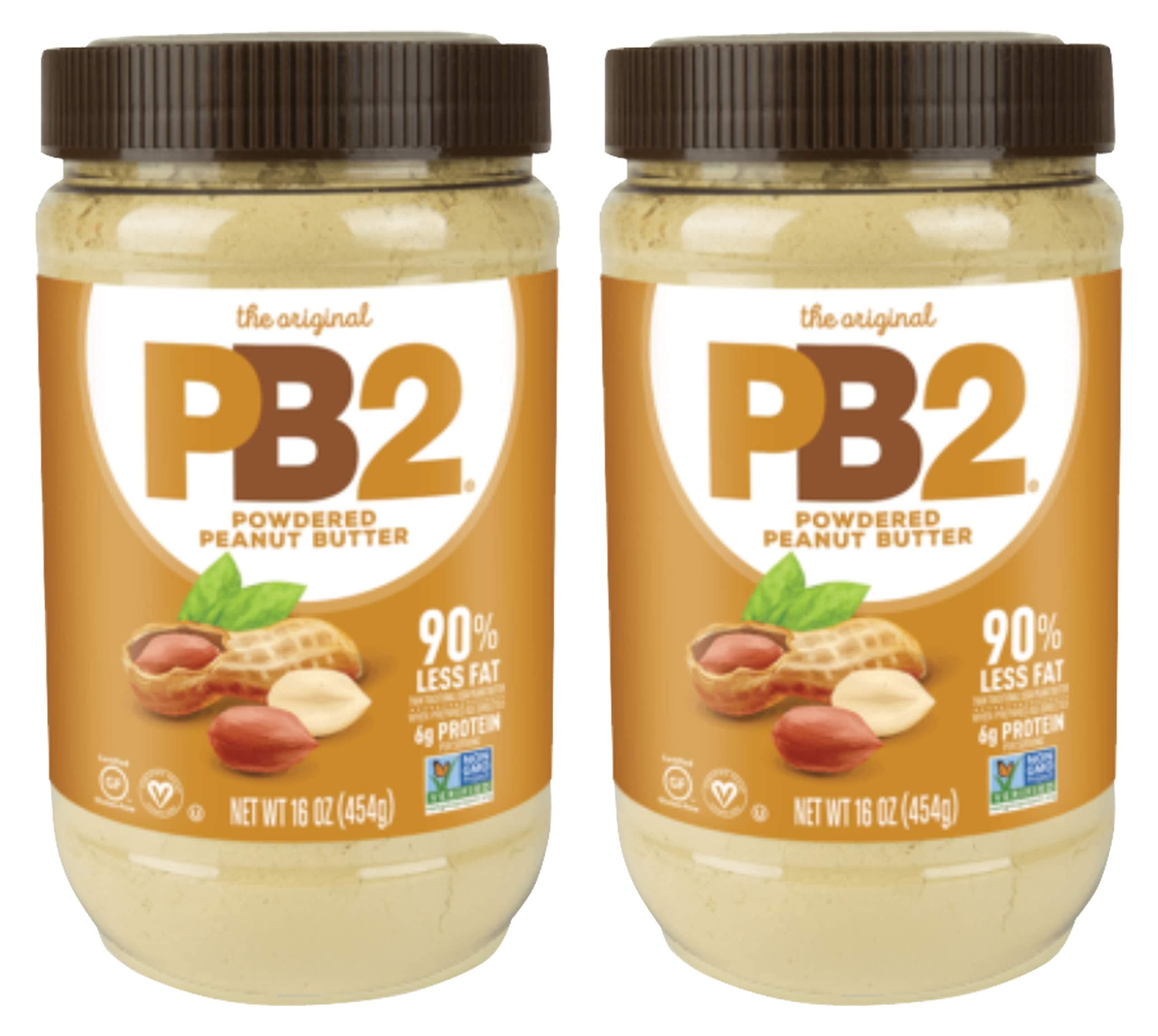 Powdered Peanut Butter, 1lb Jar (2-pack)