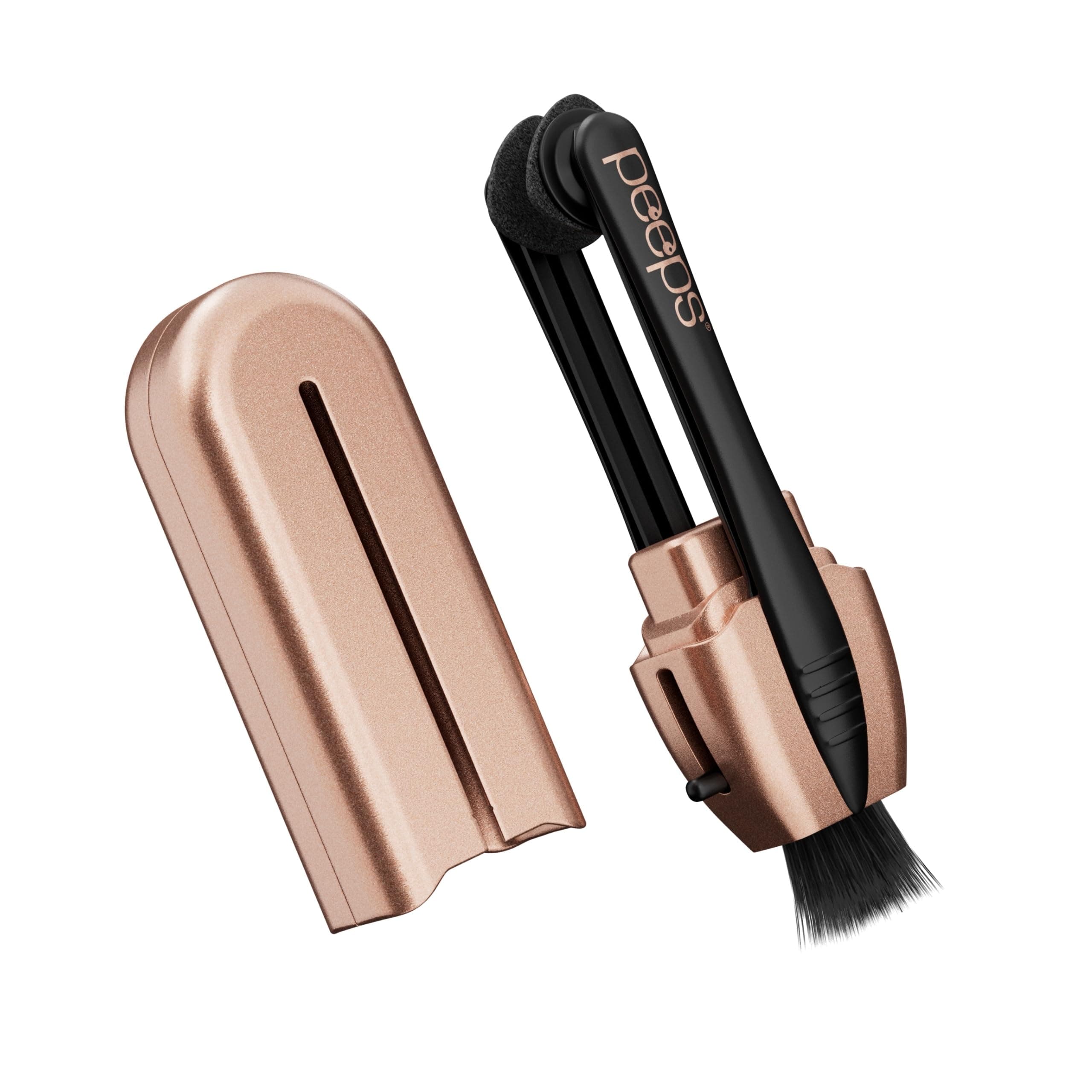 Carbon Klean Peeps Eyeglass Lens Cleaner - Efficient and Durable Carbon Microfiber Technology - Exclusively Used by NASA - 500 Uses (Rose Gold)