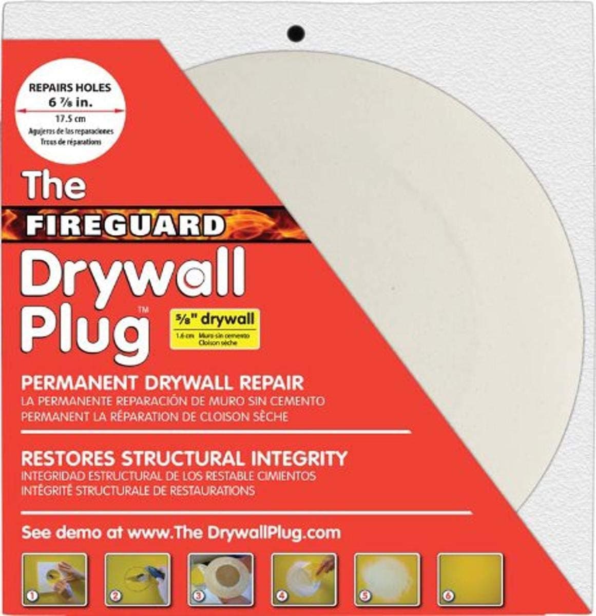 FP586 5/8-Inch thick 6-7/8-Inch Diameter Fireguard Drywall Plug