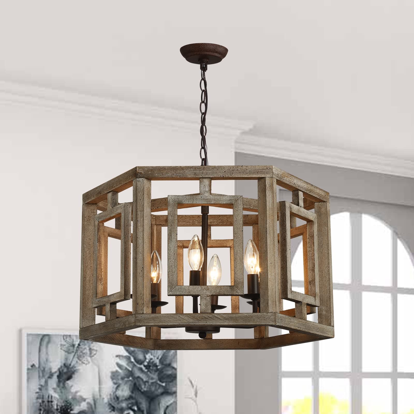 6-Light Island Chandelier