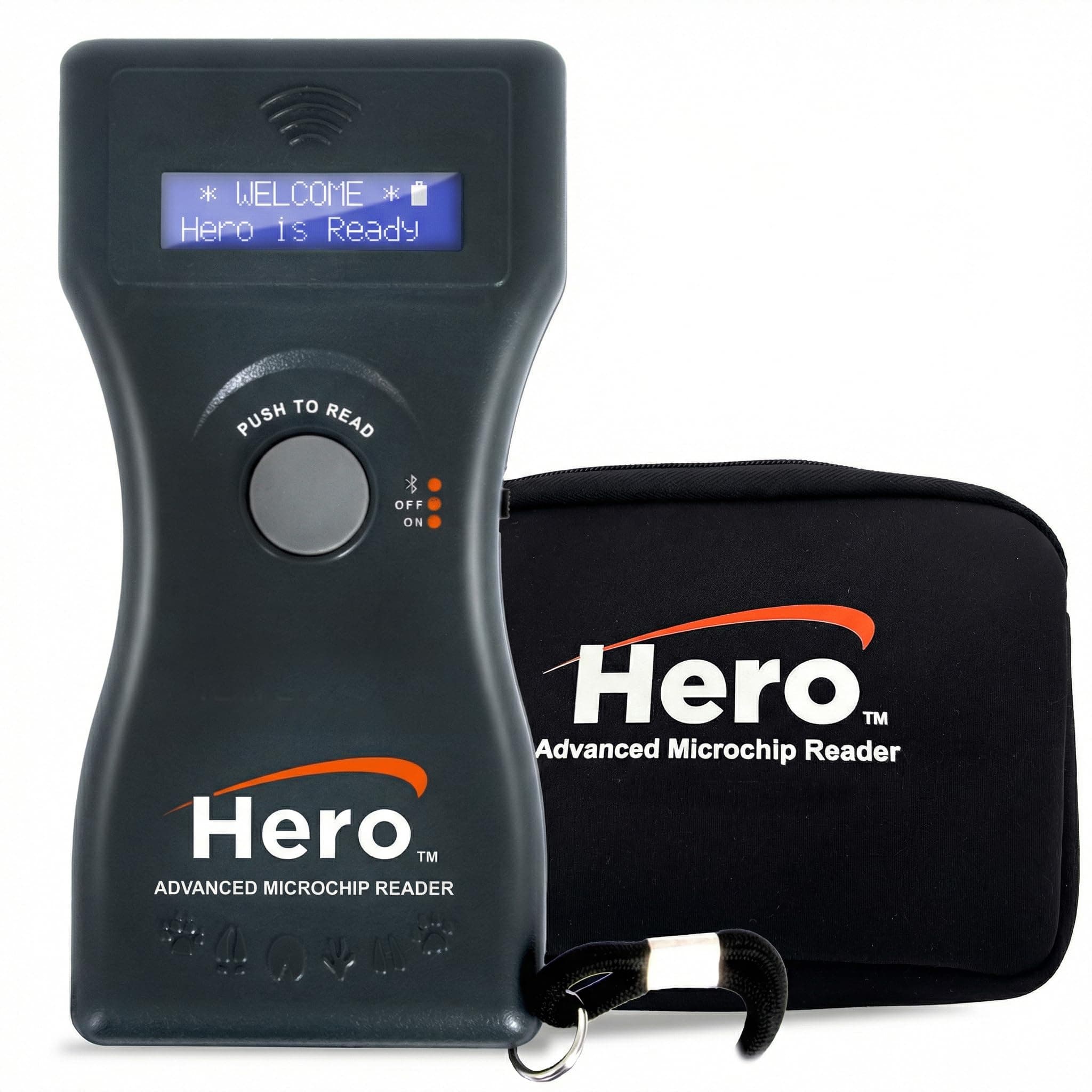 Hero Universal Microchip Scanner, Reads ISO and Non-ISO Chips