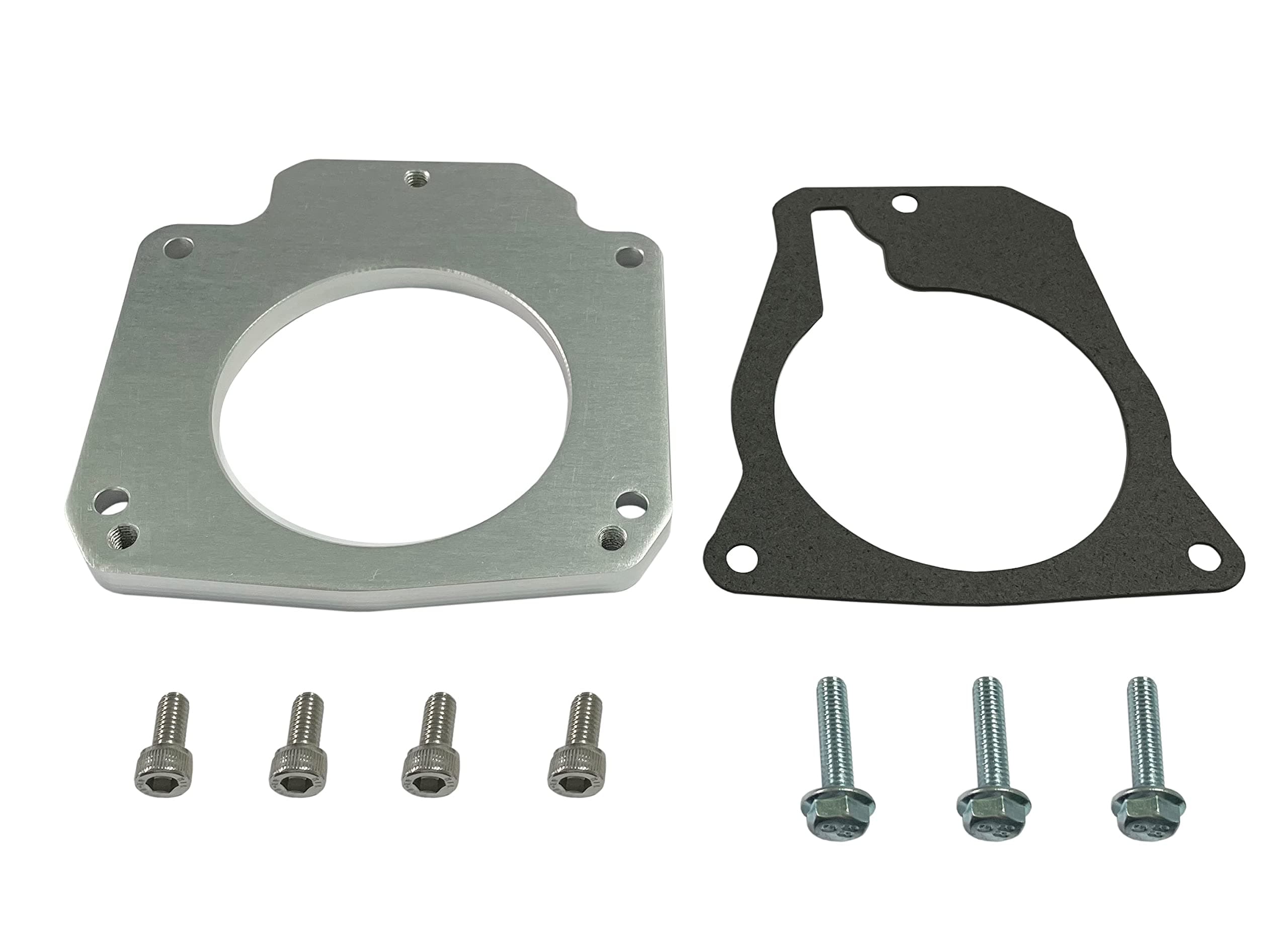 Throttle Body Adapter Compatible with LS3 4 Bolt Intake to LS1 3 Bolt TB DBW LS2 LH6 L92 L76 LY2 LY5 LY6 LC9 LFA LH8 LMG L98 L9H L20 L94 LZ1 L99 L96 LC8 L77 551567