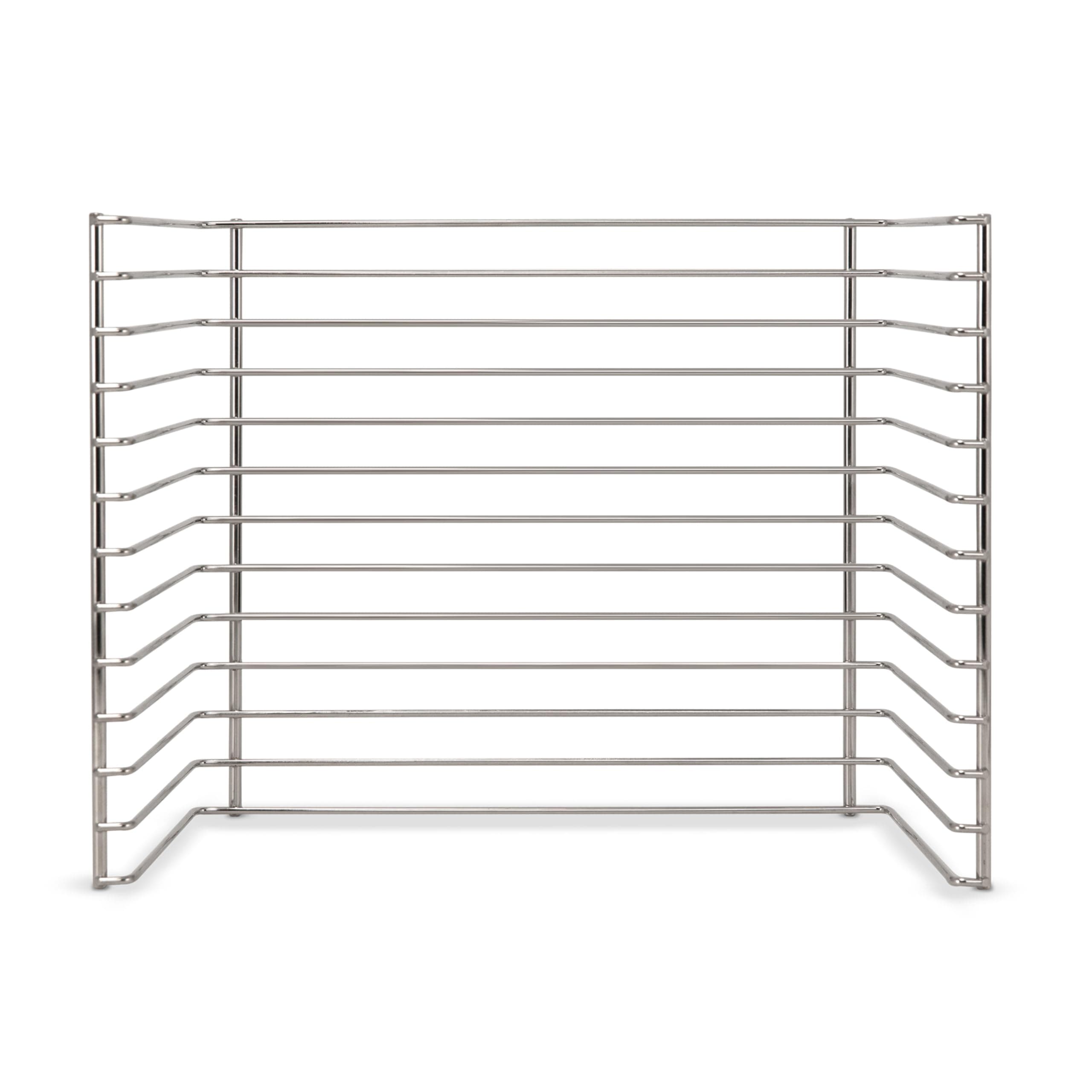 Melissa & Doug Puzzle Storage Rack - Wire Rack Holds 12 Puzzles - Puzzle Rack Organizer, Puzzle Holder Rack For Kids