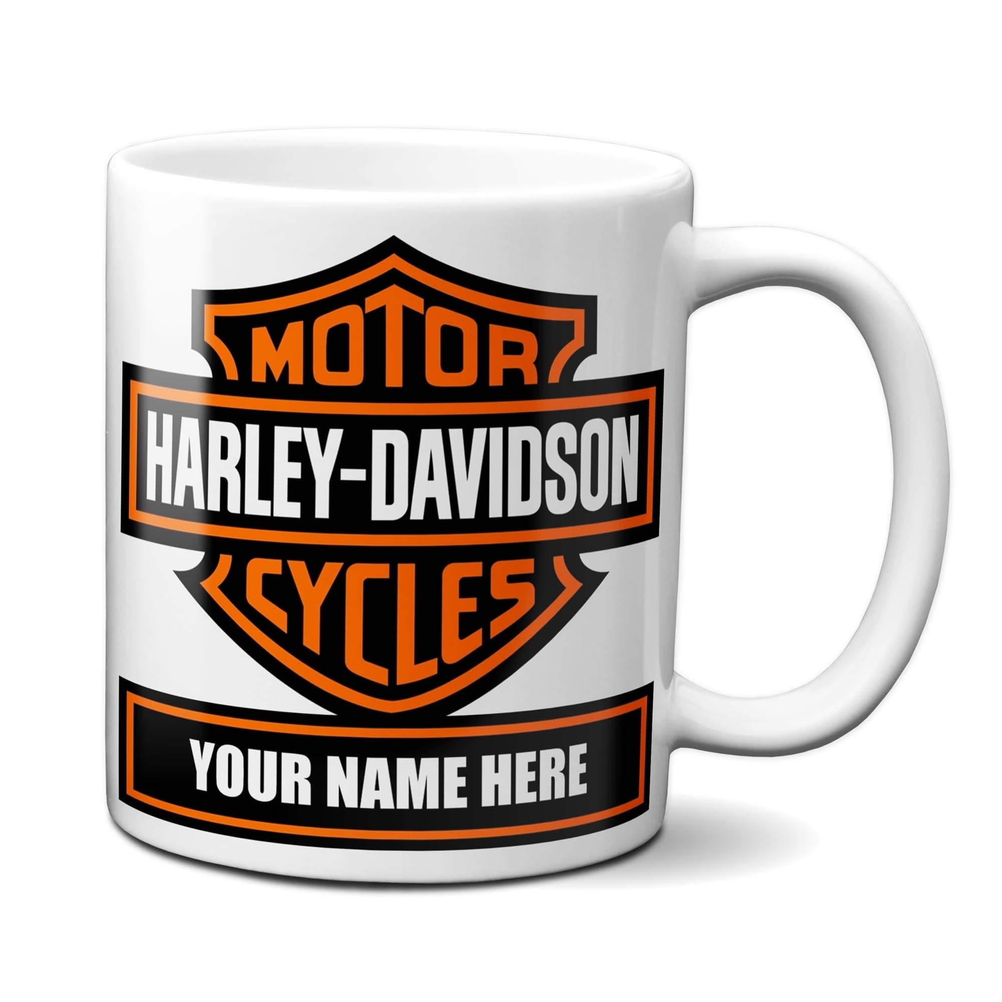 Personalized Motorcycle Coffee Mug 11oz Ceramic Drinkware
