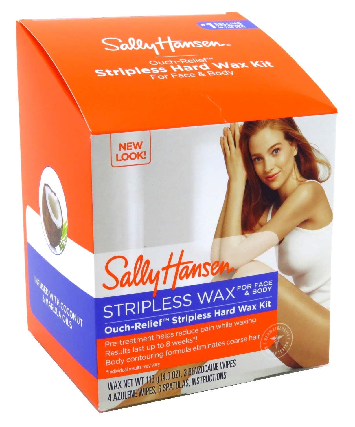 Sally Hansen Ouch-Relief Stripless Hard Wax Kit (3 Pack)