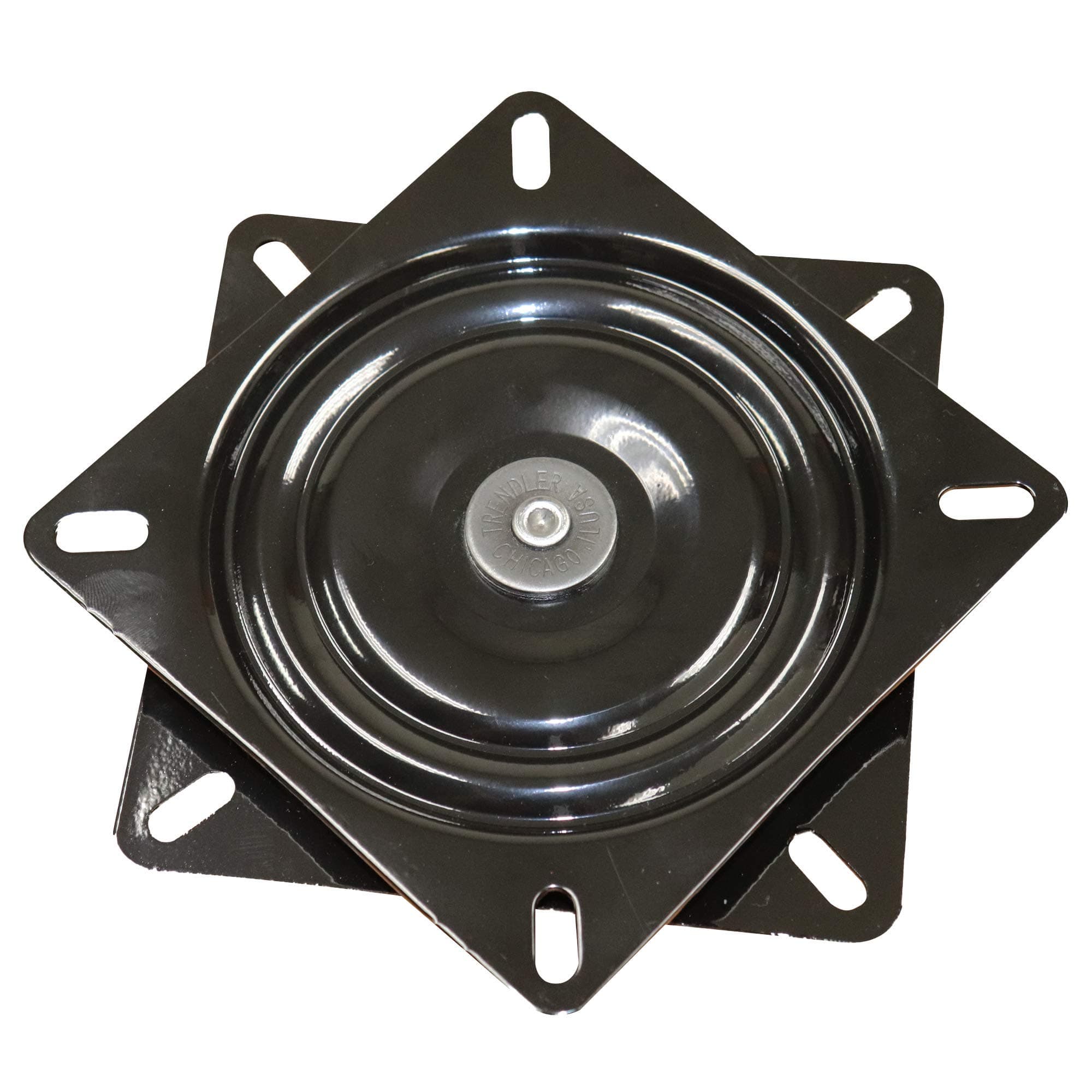 Bar Stool Swivel Plate Replacement - 7 Inch Square - 360 Degree Rotation - Commercial Grade Chair and Stool Replacement Parts - Made in USA