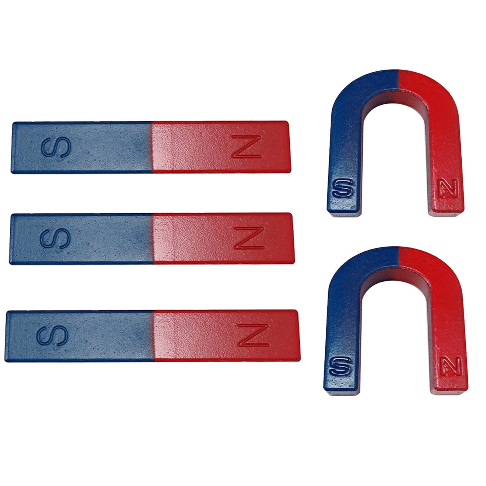 AOMAG Physics Science Kids Magnet Kit for Education Experiment School Home, Educational Horseshoe & Bar Magnets Set with North and South Identified for Kids Students Teachers