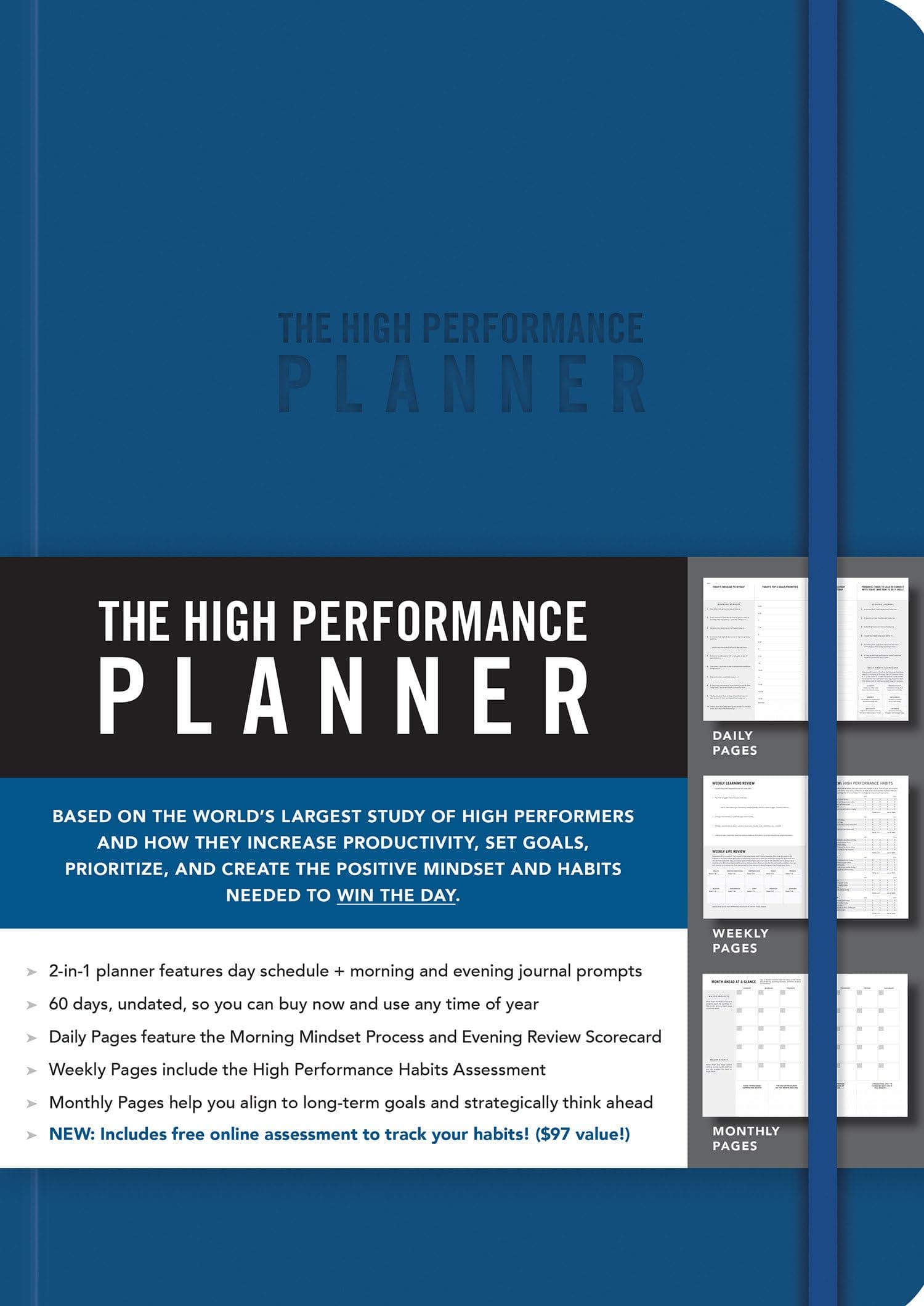 The High Performance Planner: Blue Diary – Day to Day Calendar, 2 Nov. 2018