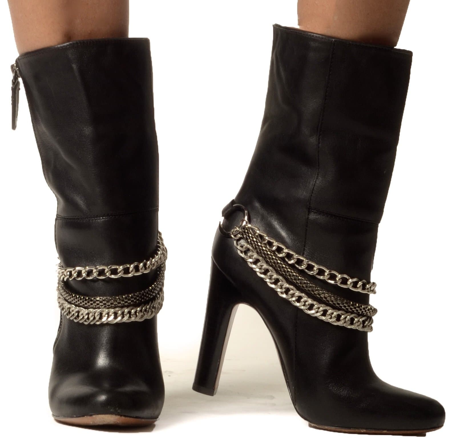 Sassy Strapps Women's Triple Chain Boot Straps