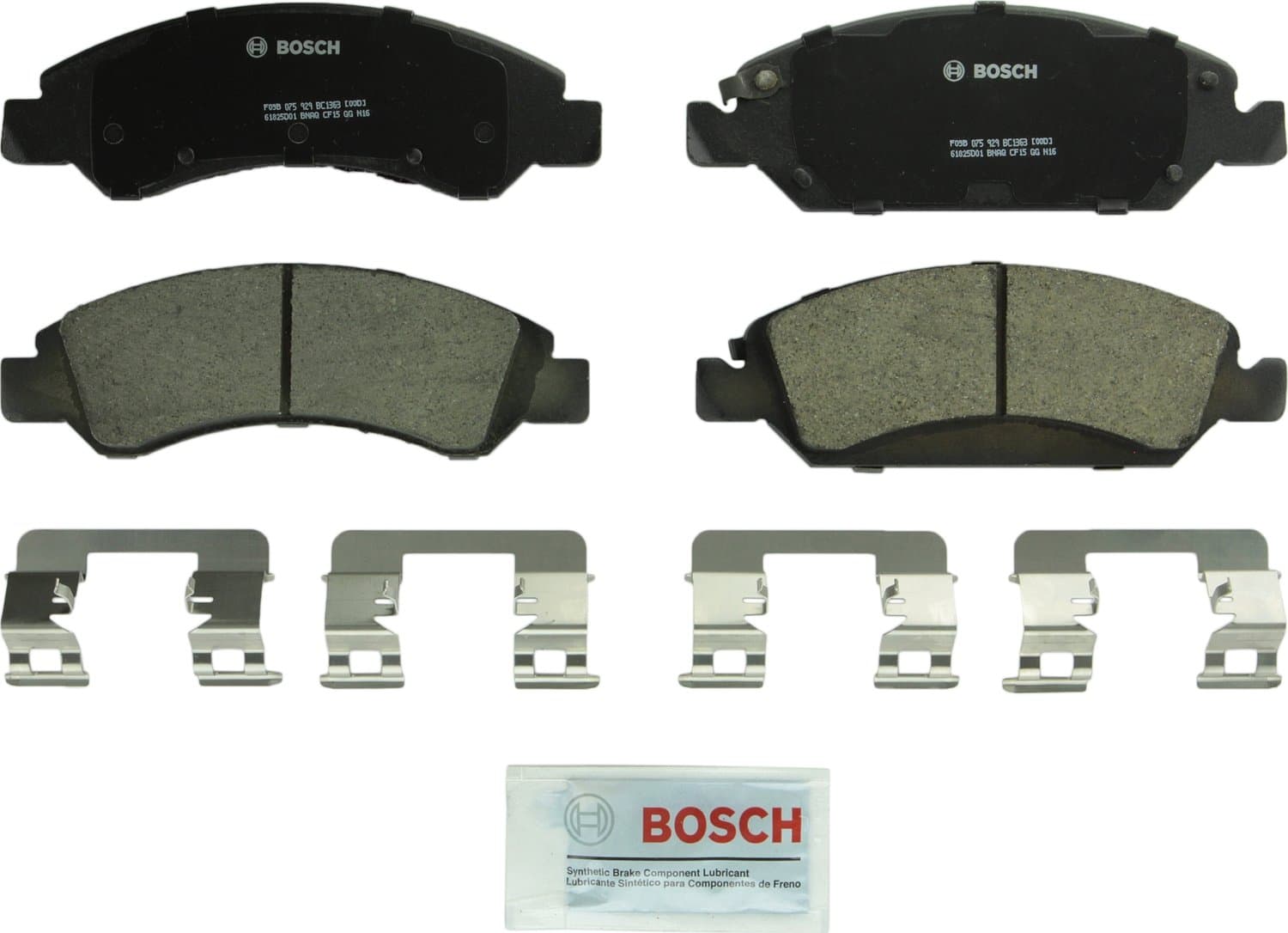 BC1363 QuietCast Premium Ceramic Disc Brake Pad Set - Compatible with Select Cadillac Escalade, XTS; Chevrolet Avalanche, Silverado, Suburban, Tahoe; GMC Savana, Sierra, Yukon XL + More; FRONT