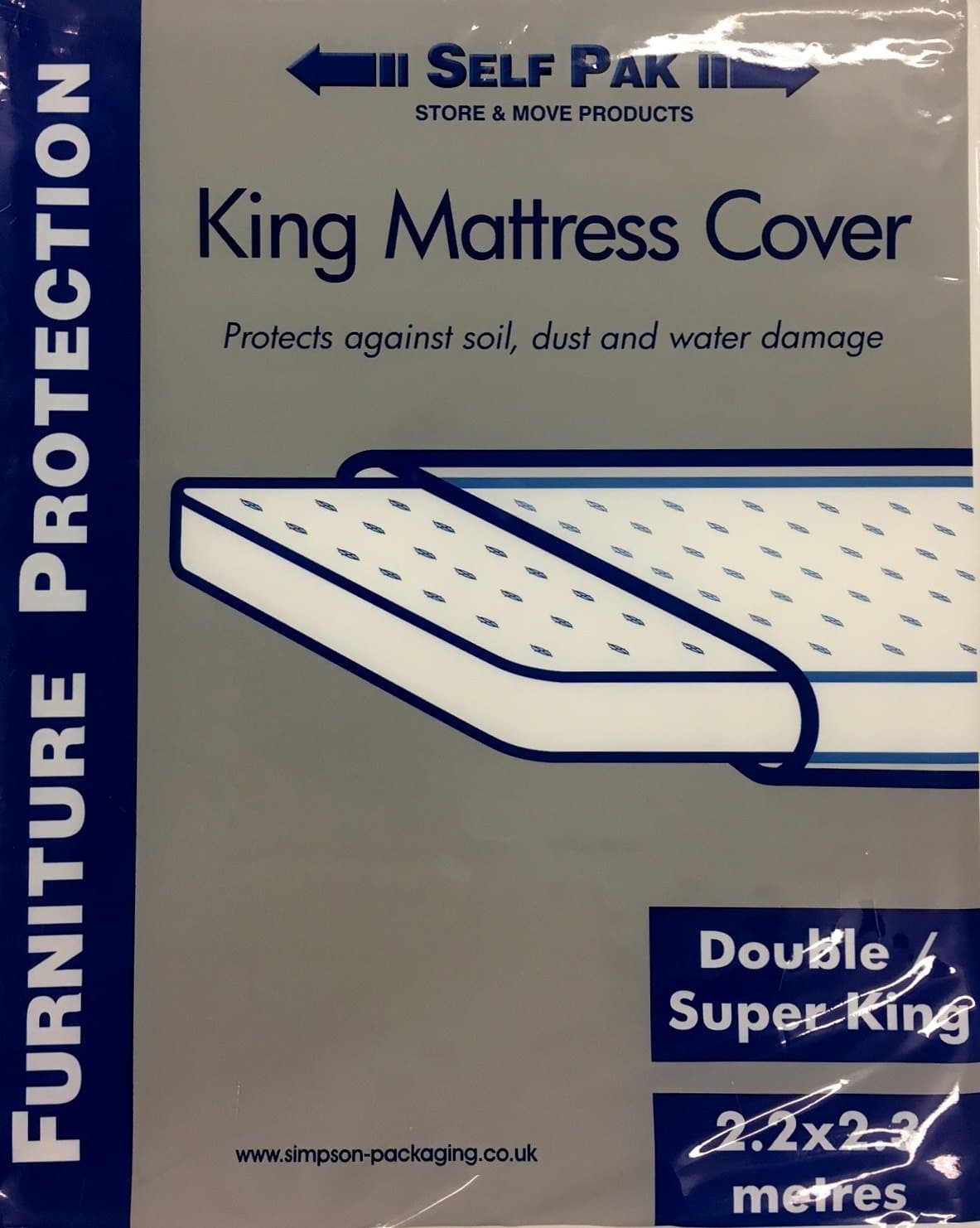 Poly Mattress Cover, Double/King Size
