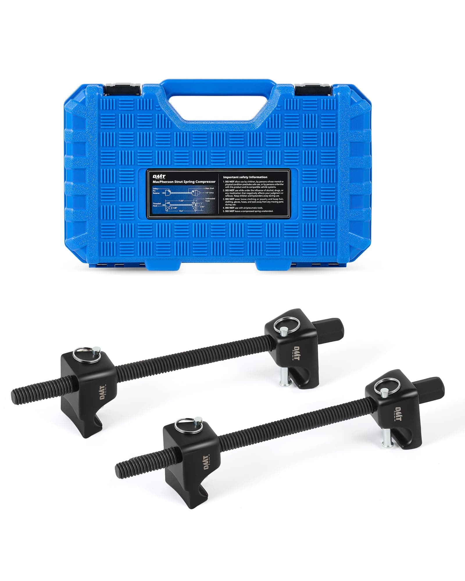 Orion Motor Tech Powerful Automotive Shock Macpherson Strut Coil Spring Compressor Tool, Max Spring Diameter 5/8 inch, Compatible with Strut Spring Under 10" Length and 6" Diameter