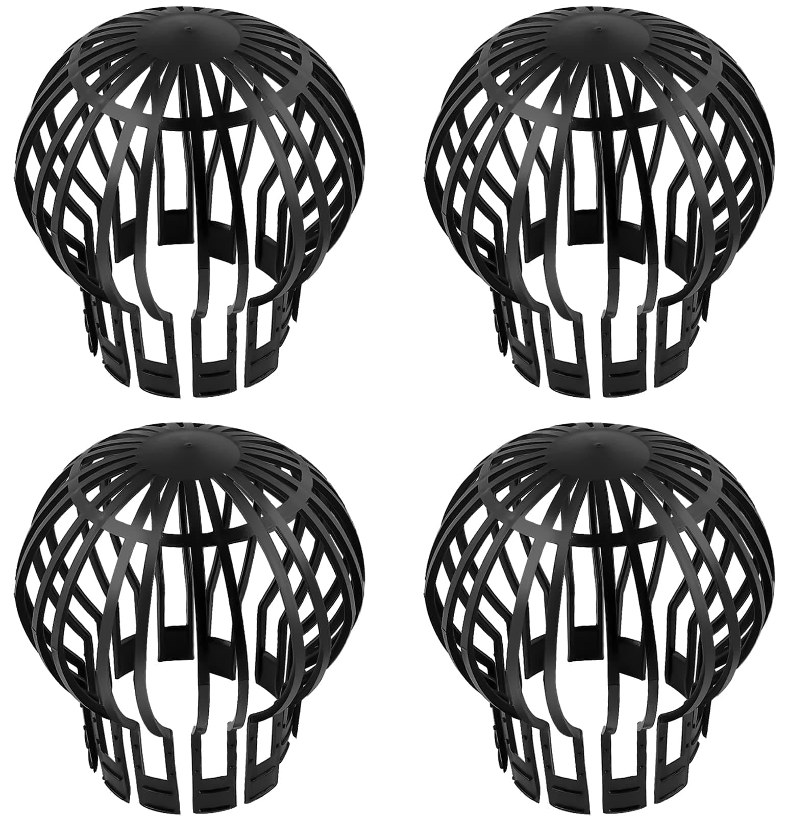 LUOCAI 4 Pcs Plastic Gutter Guards Roof Gutter Balloon Guard Filters Downspout Protector Keeps Gutter Downpipes Clear of Blockages from Leaves and Other Debris