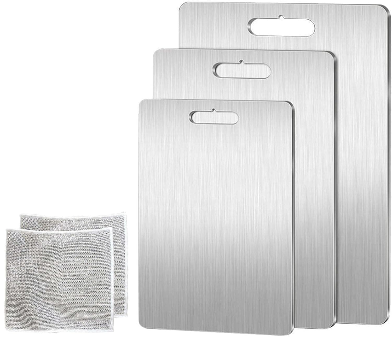 Titanium Cutting Board, 100% Pure Titanium Cutting Boards for Kitchen (18 x 12 in)