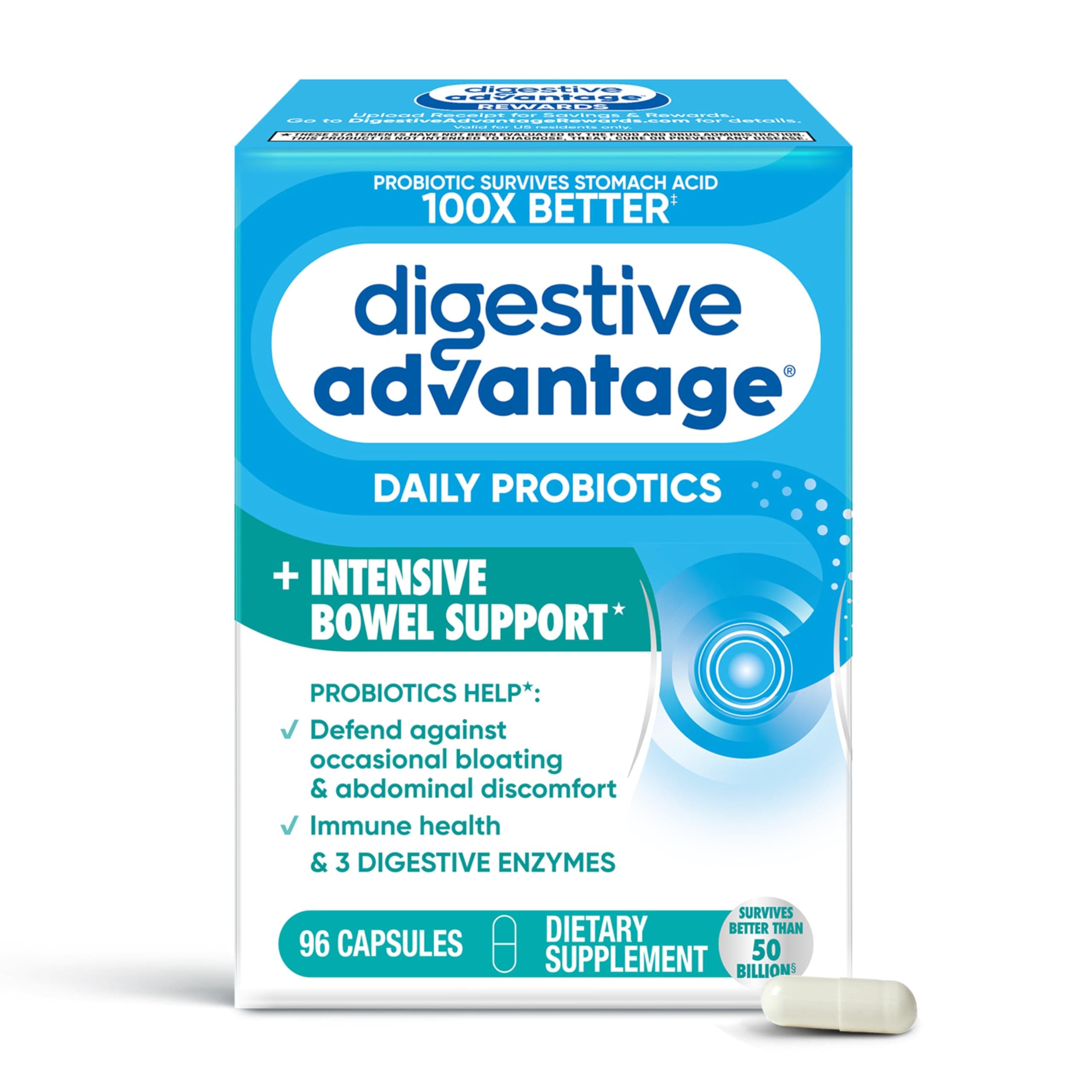Daily Probiotics + Intensive Bowel Support (IBS) Capsules