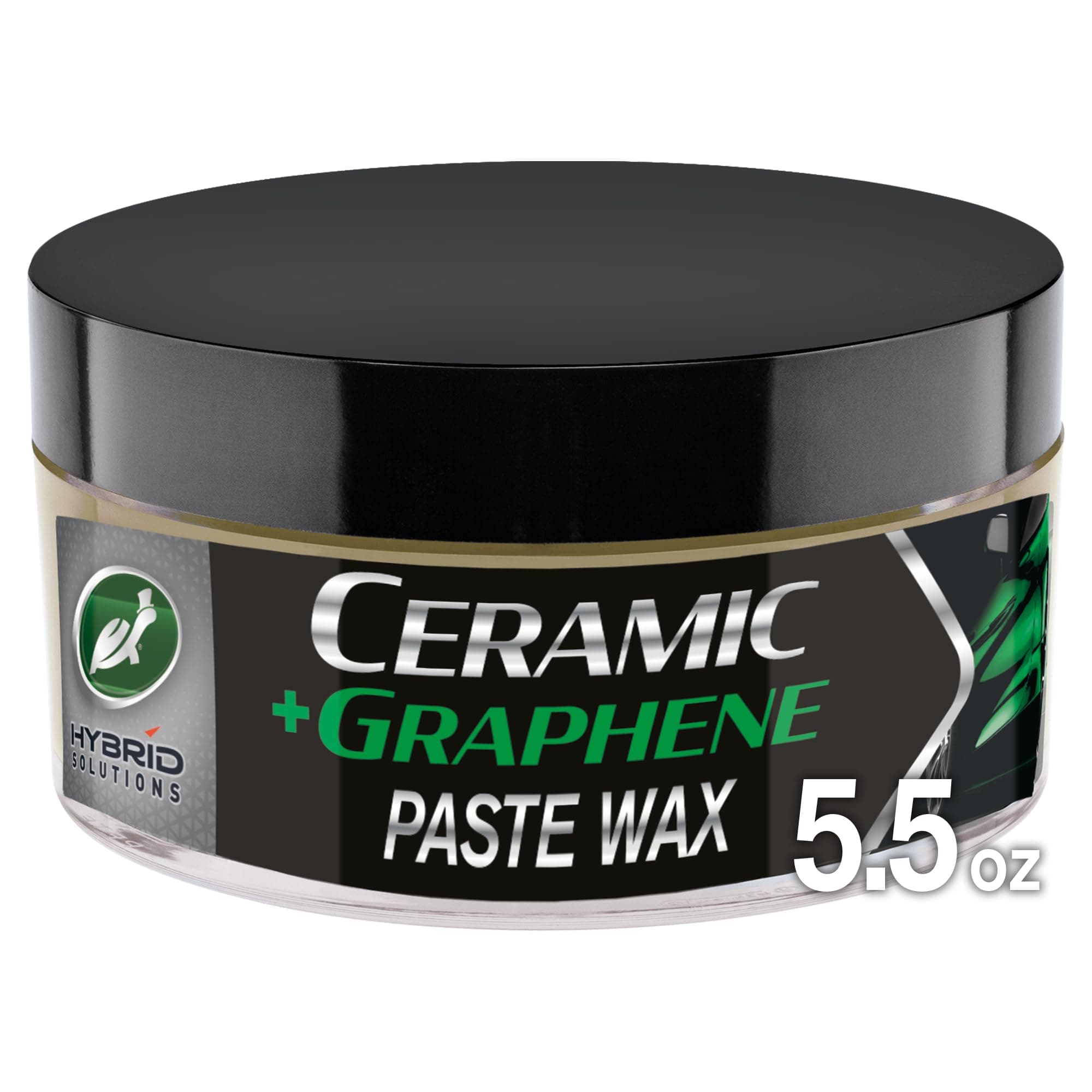 Hybrid Solutions Ceramic Graphene Paste Wax for Car Detailing, High Gloss Shine, Extreme Water Beading, Long-Lasting Protection, for Paint, Glass Metal, Wheels and More, 5.5 oz (Pack of 1)